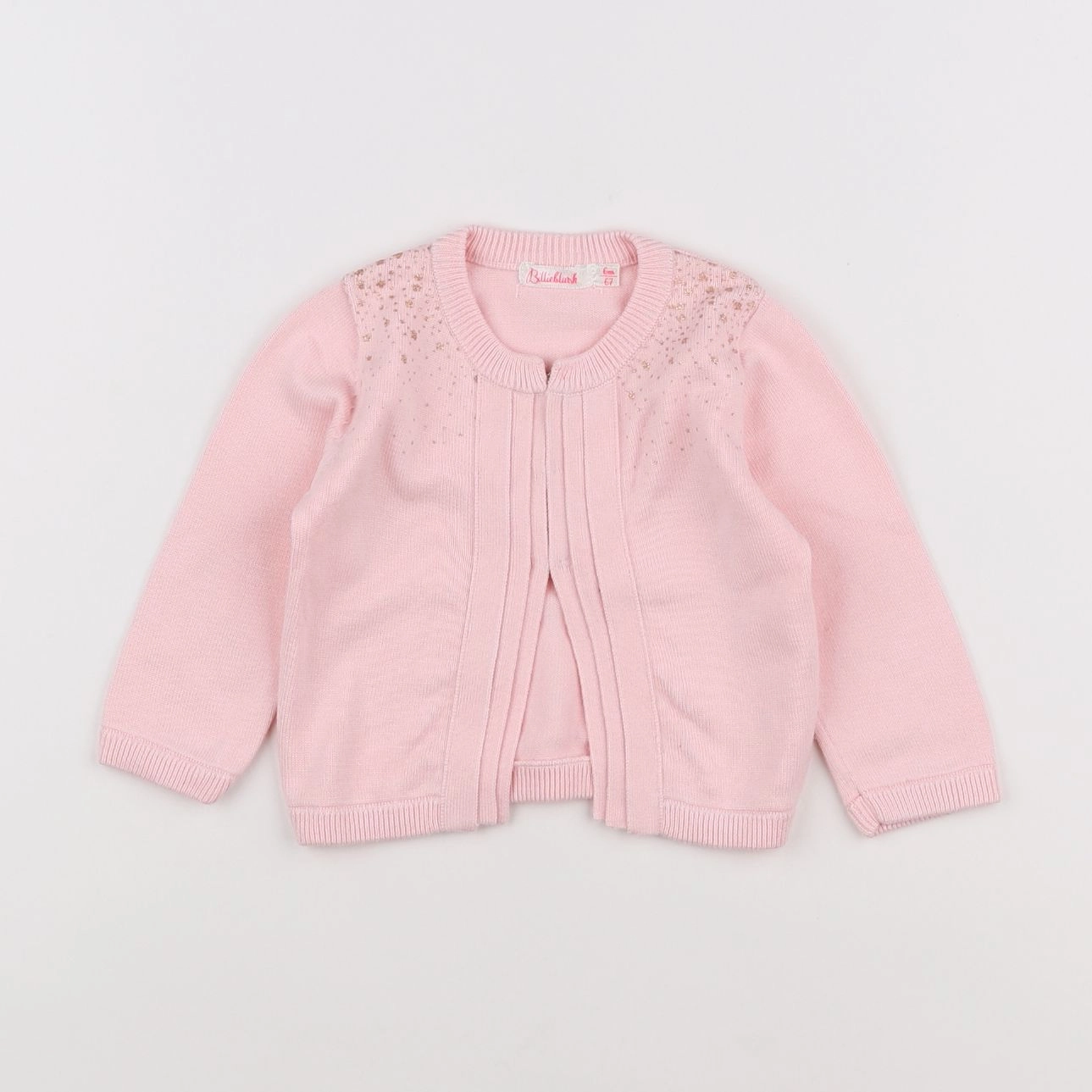 Billie Blush - gilet rose - 6 mois