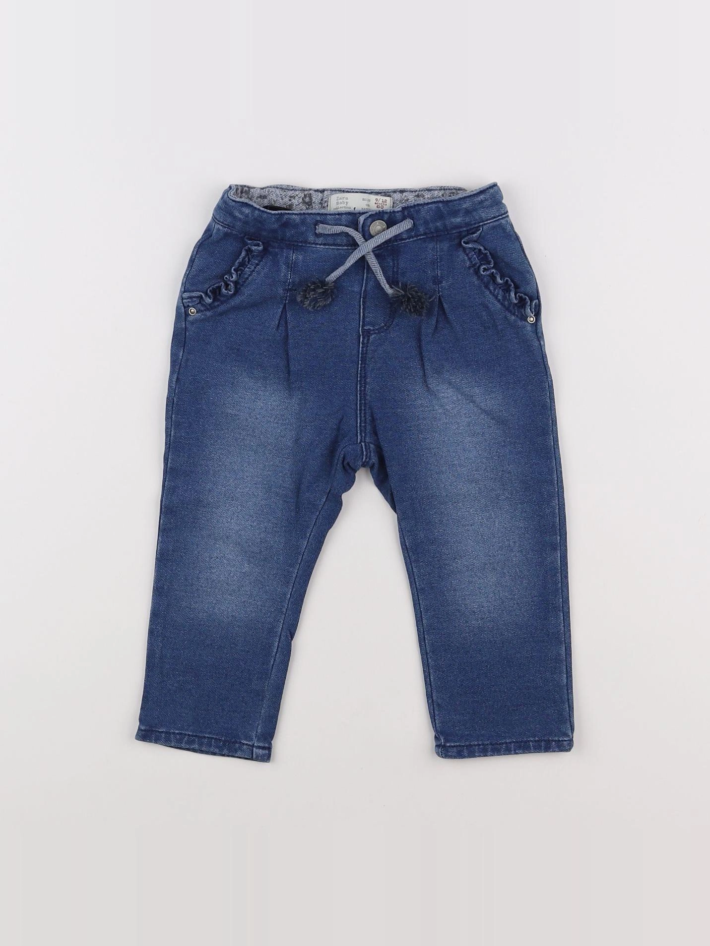 Zara - jean bleu - 9/12 mois