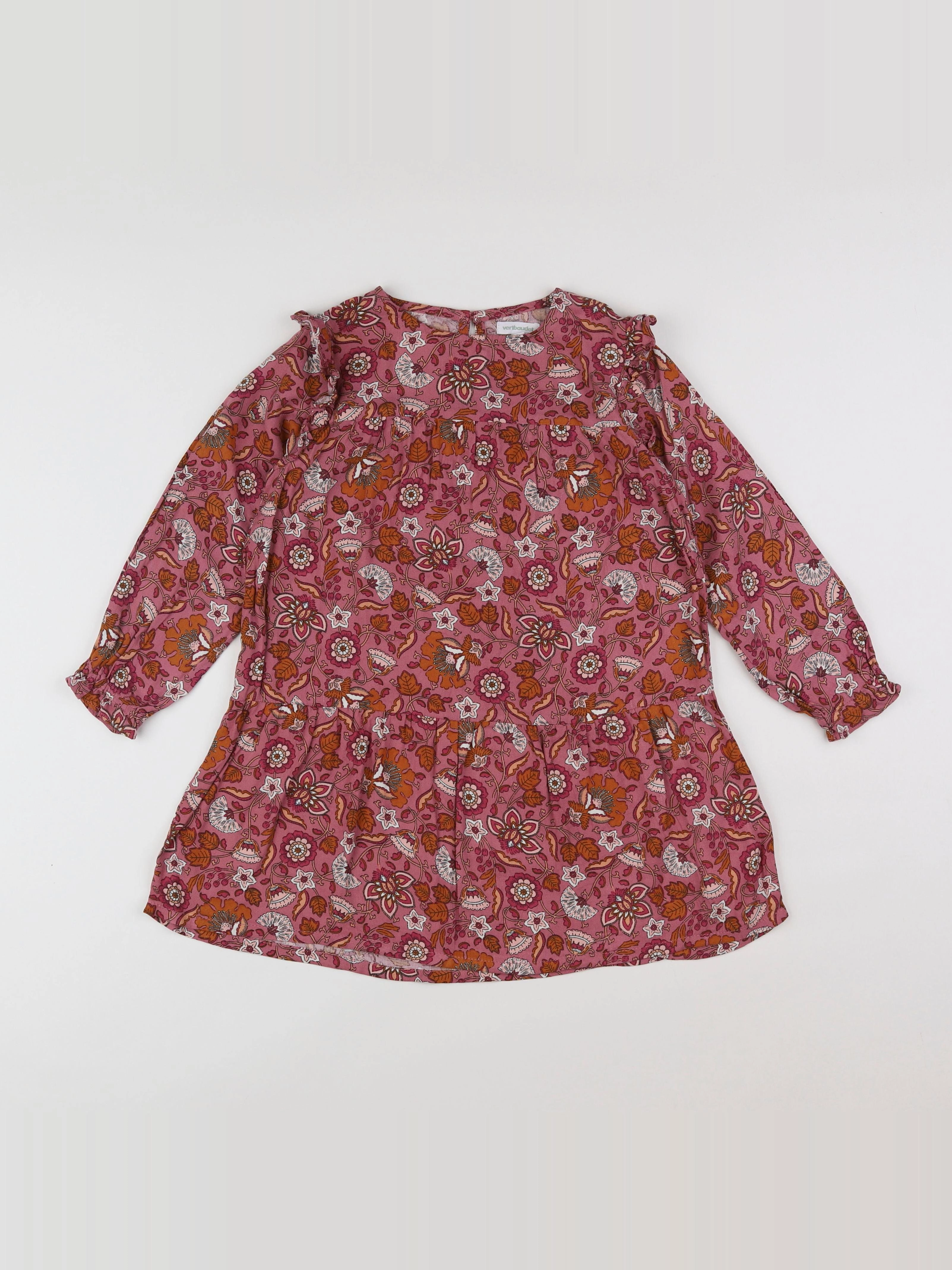 Vertbaudet - robe rose - 4 ans