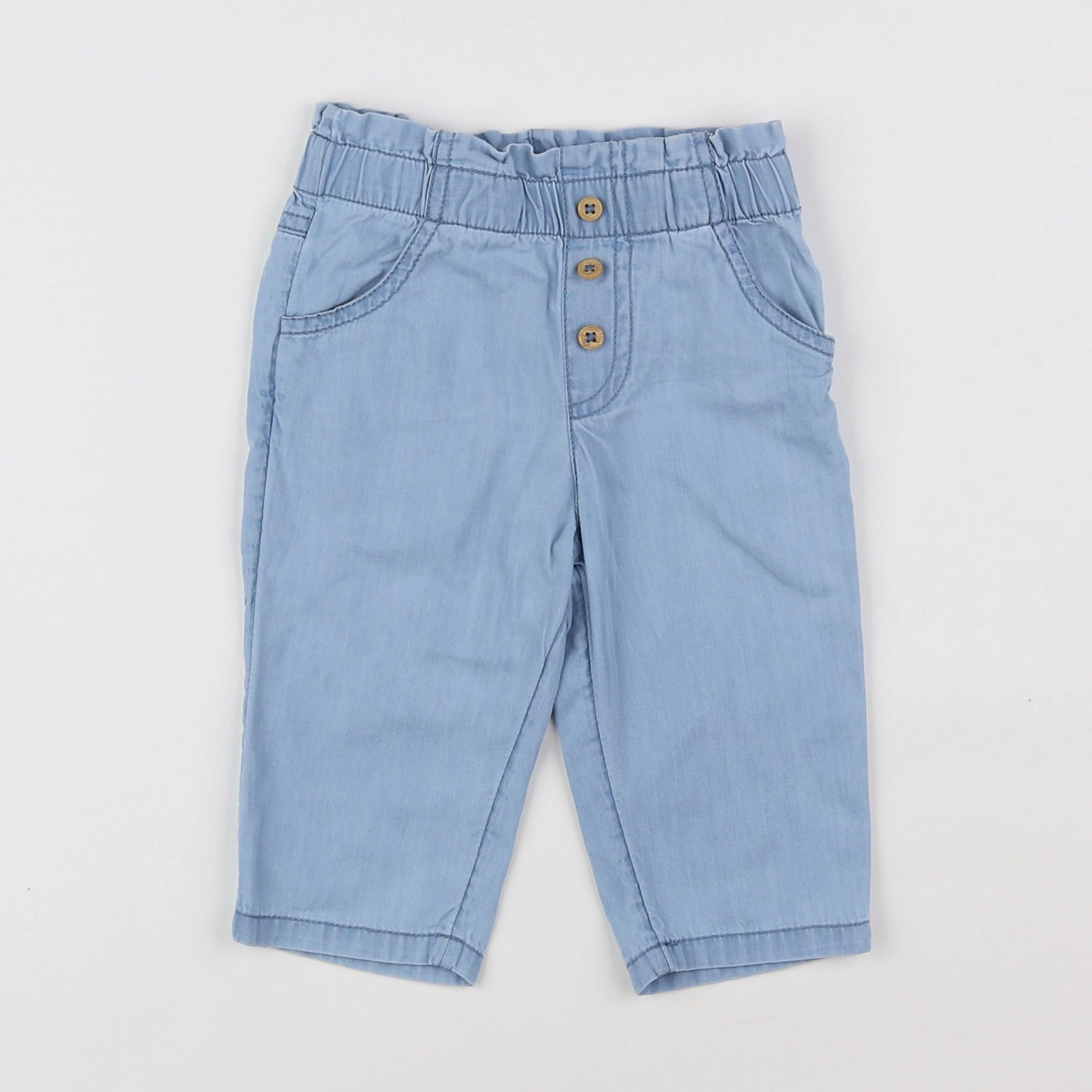 Boutchou - pantalon bleu - 6 mois