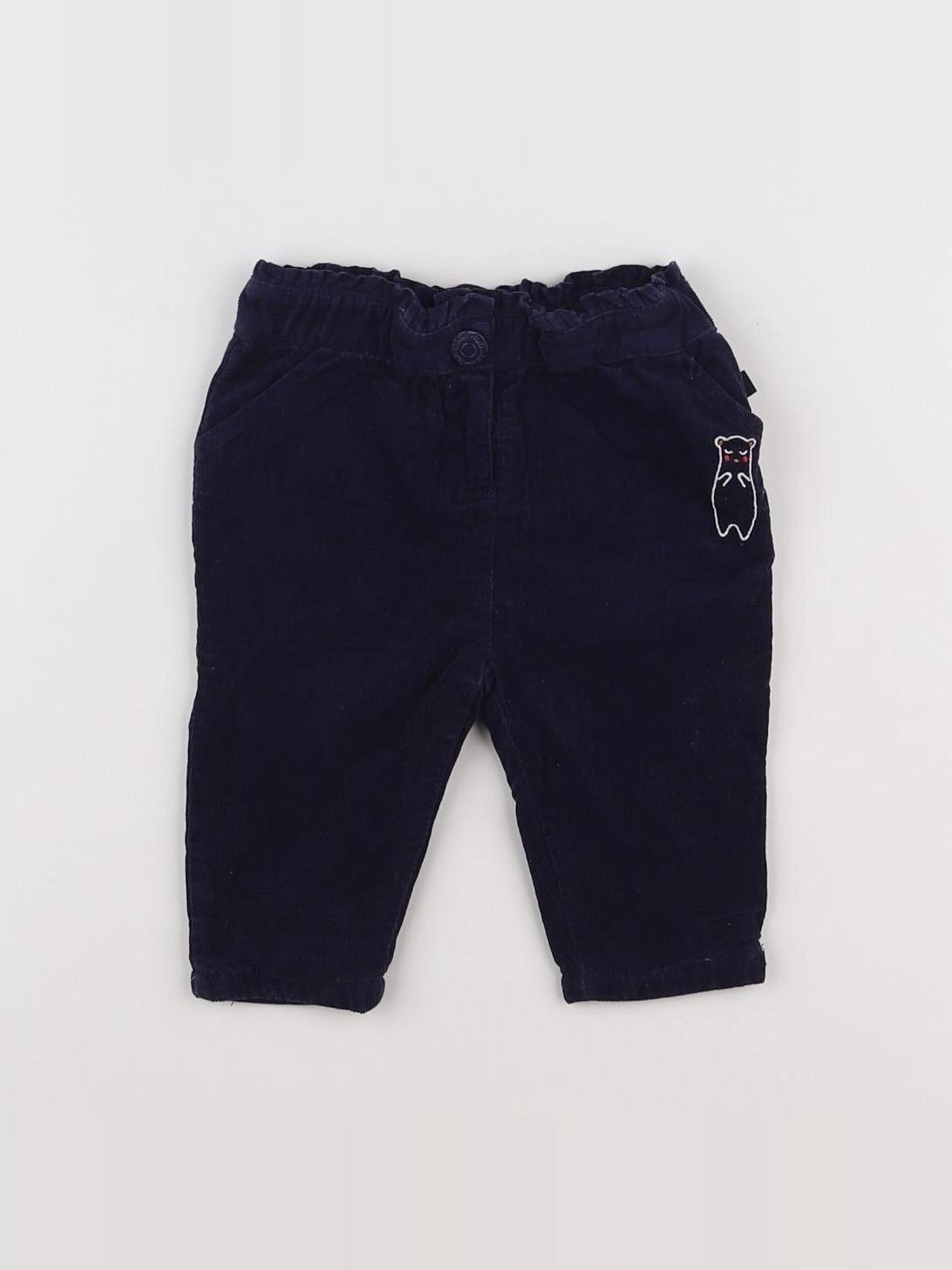 Cadet Rousselle - pantalon bleu - 6 mois