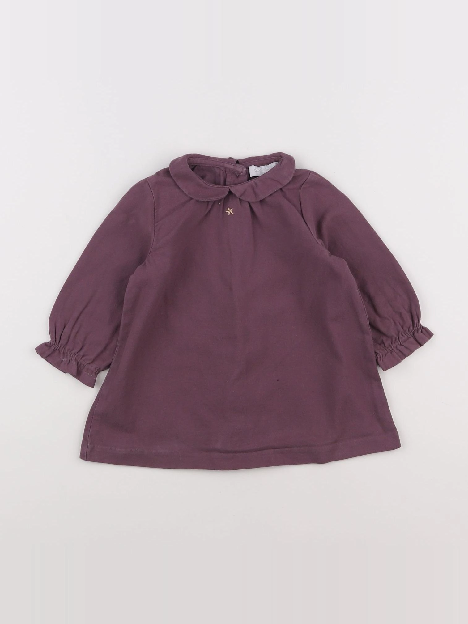 Cadet Rousselle - robe violet - 12 mois