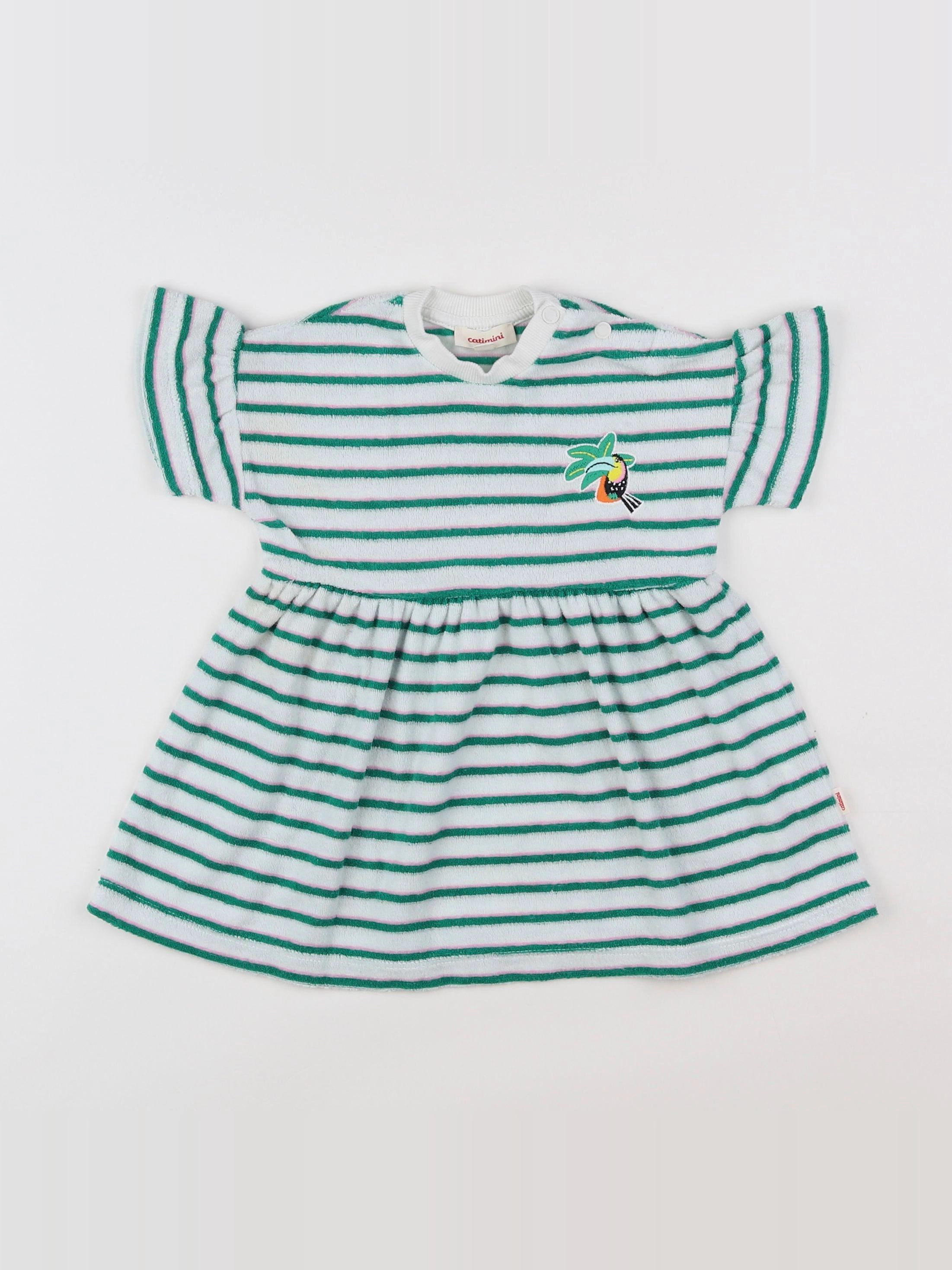 Catimini - robe blanc - 6 mois