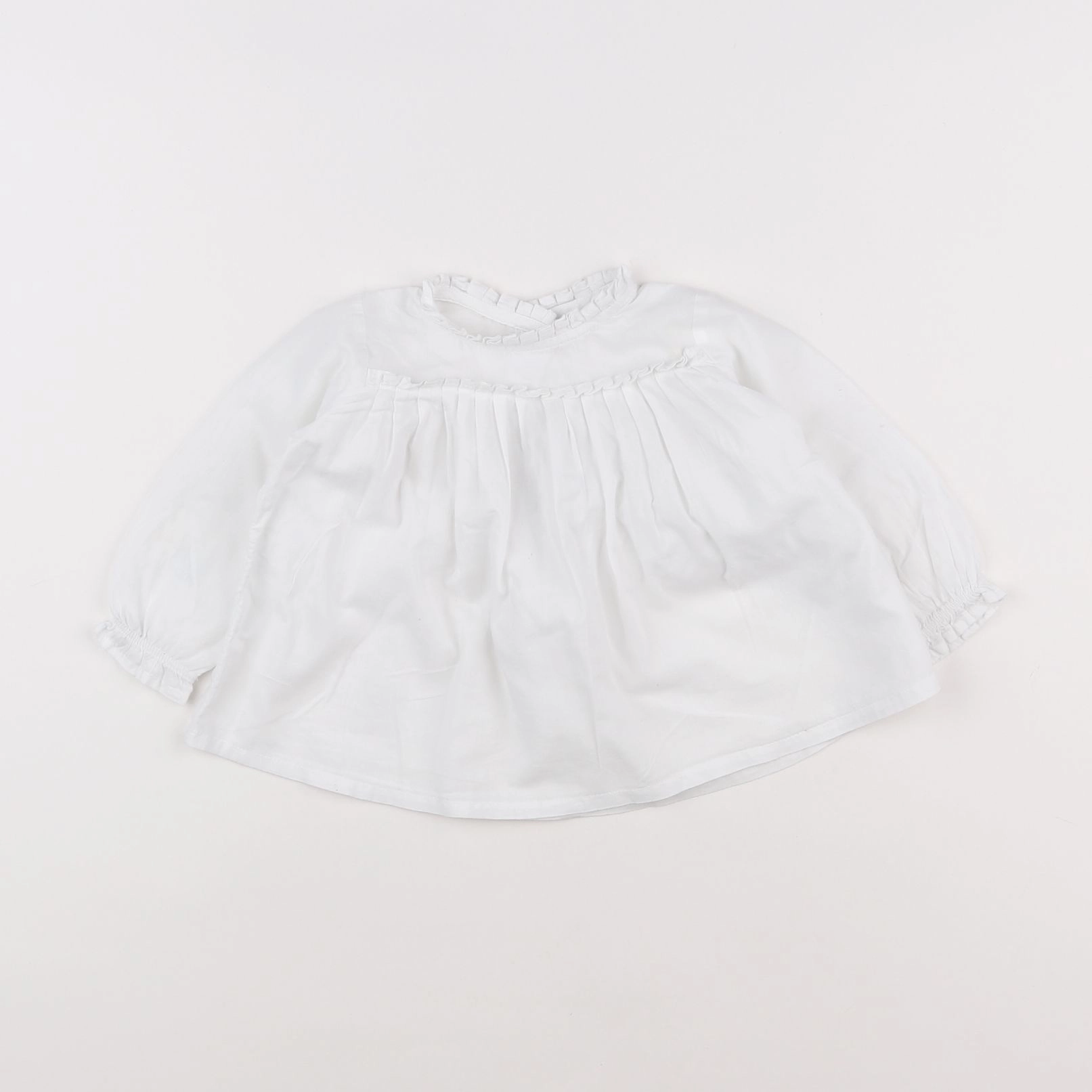 Boutchou - blouse blanc - 9 mois
