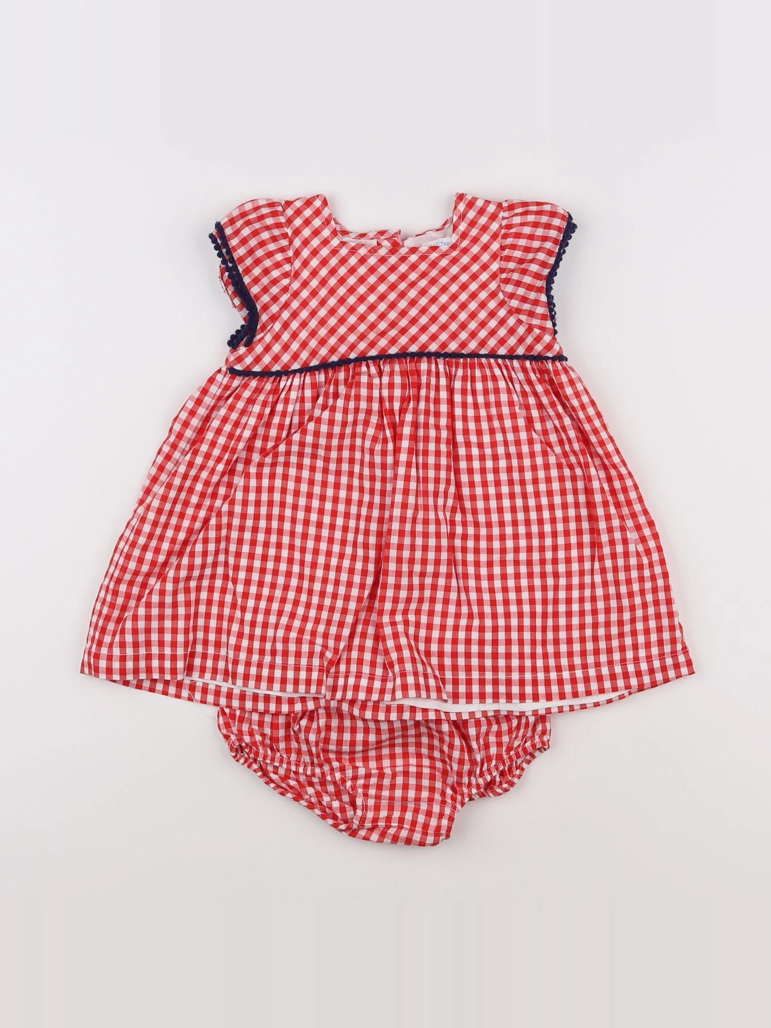 Boutchou - robe rouge - 6 mois