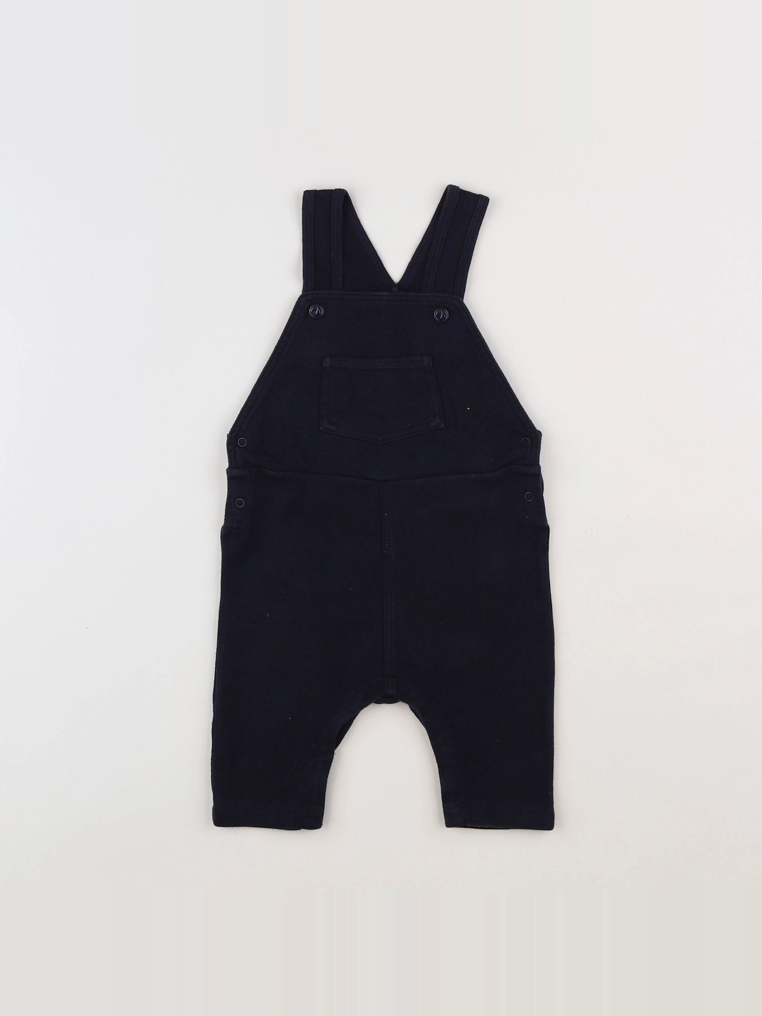 Petit Bateau - salopette bleu - 6 mois