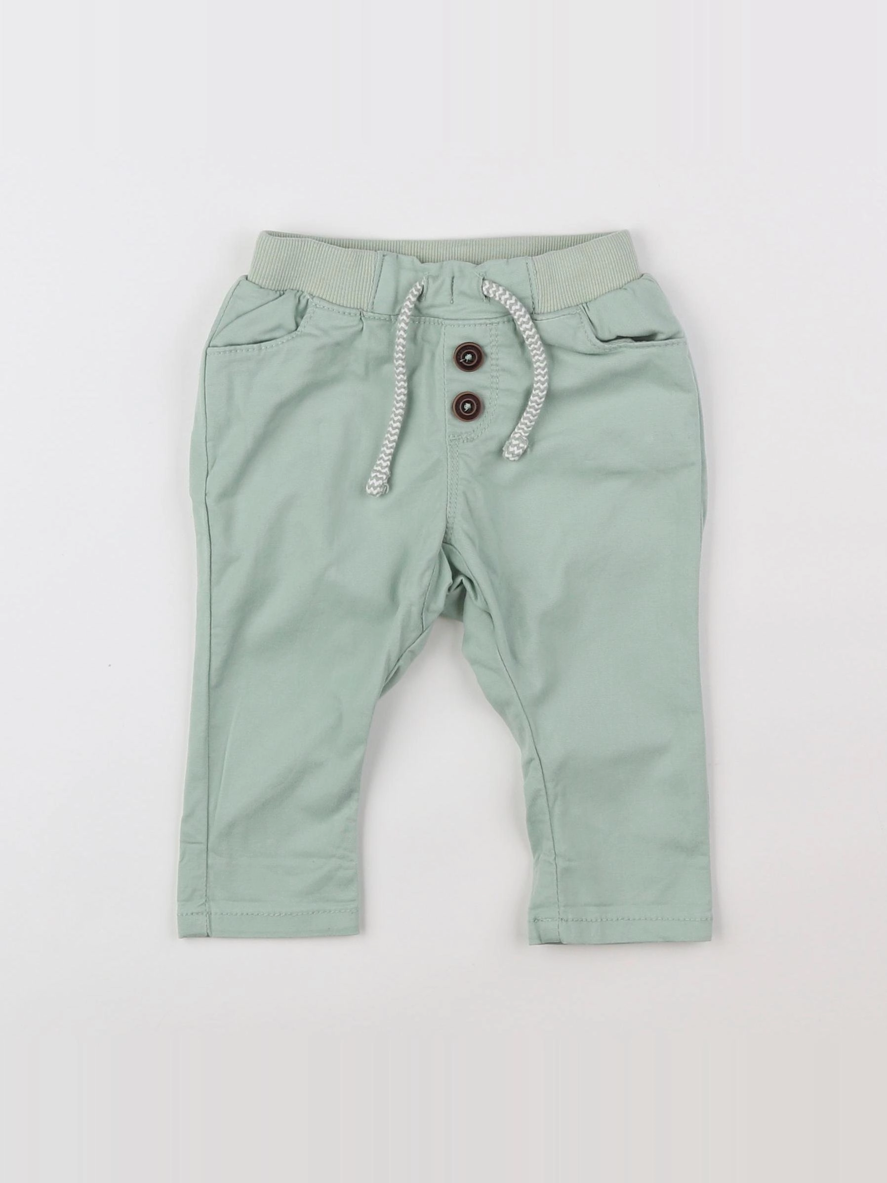 Tape à l'oeil - pantalon vert - 6 mois