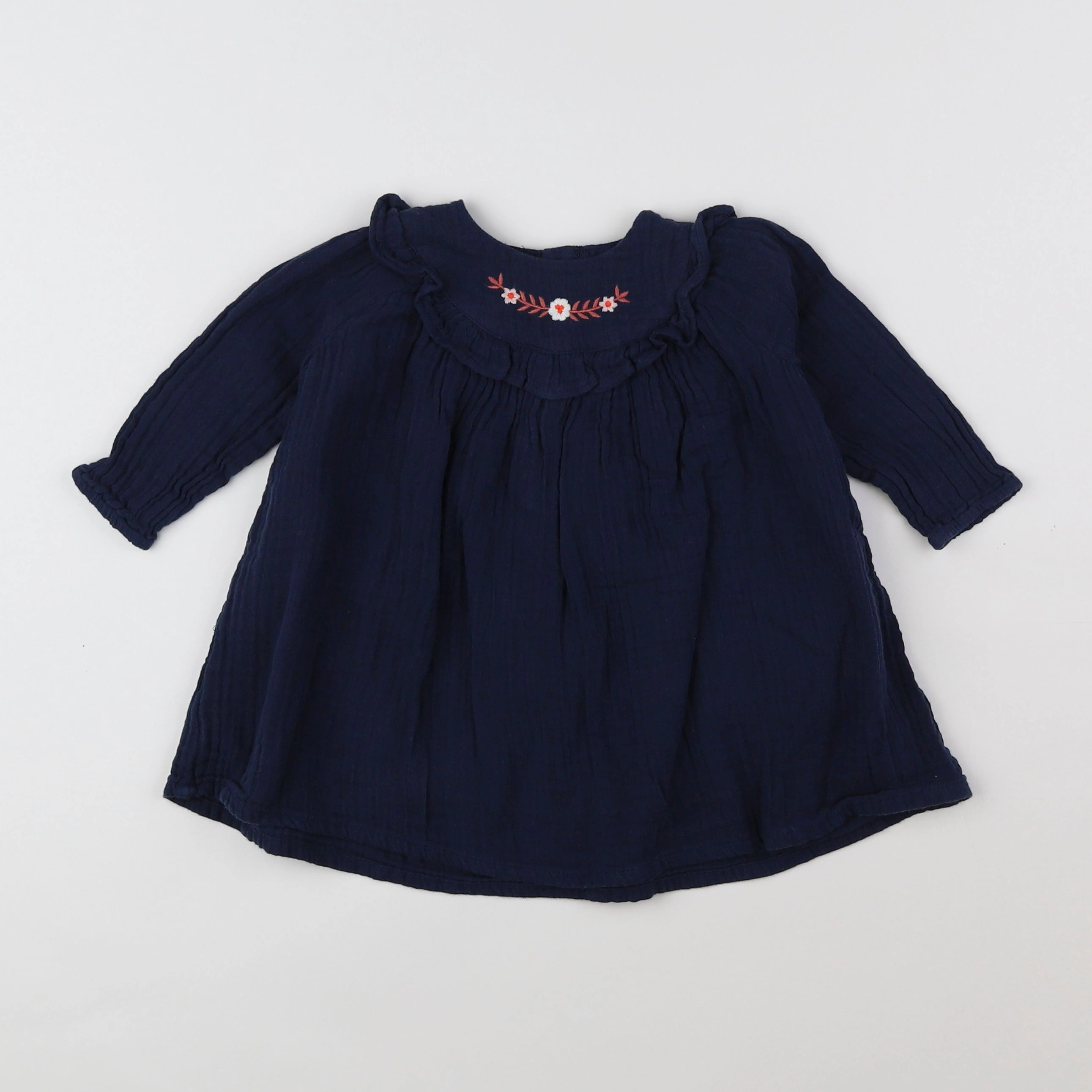 Boutchou - robe bleu - 9 mois