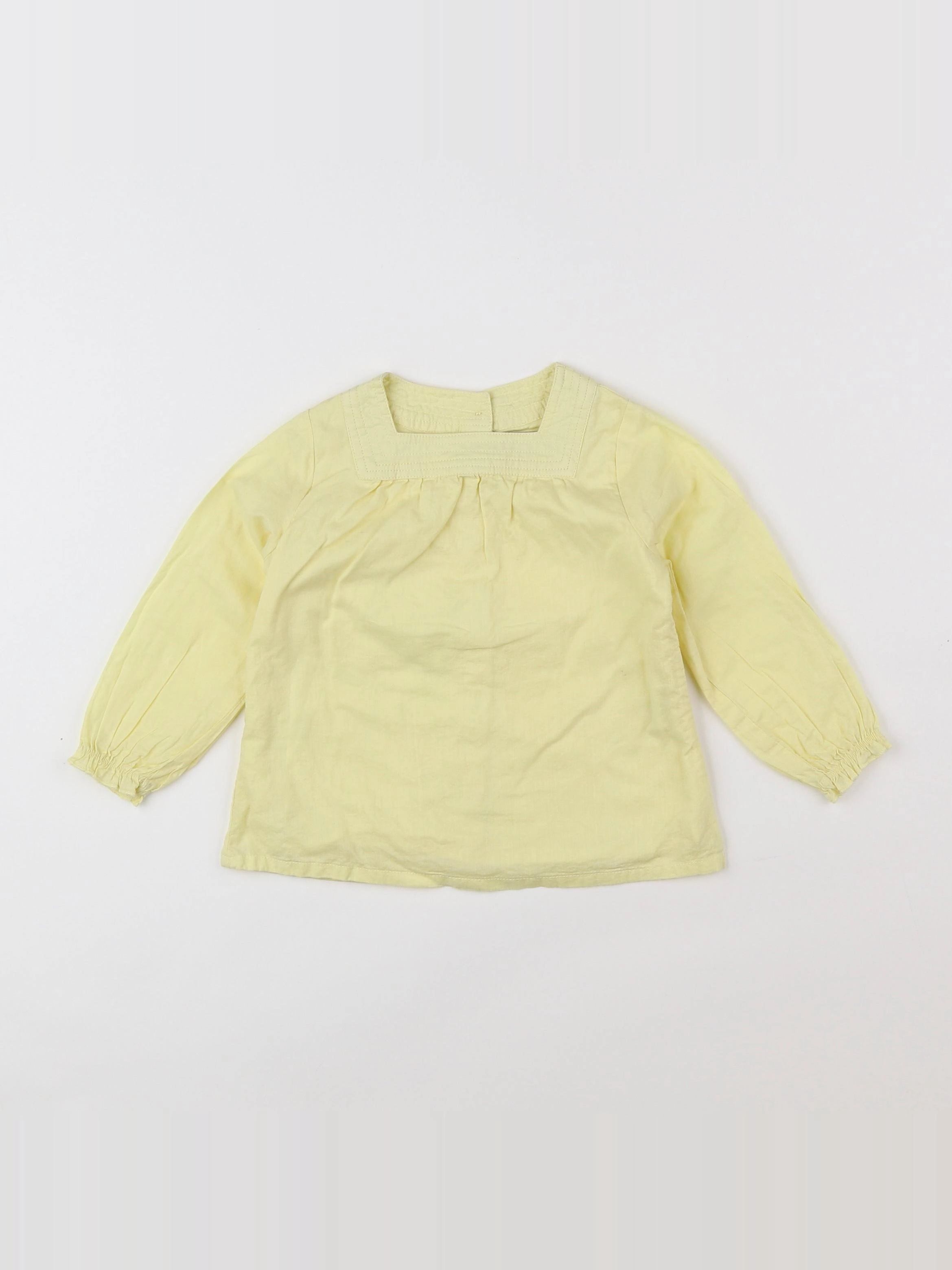Tape à l'oeil - blouse jaune - 9 mois