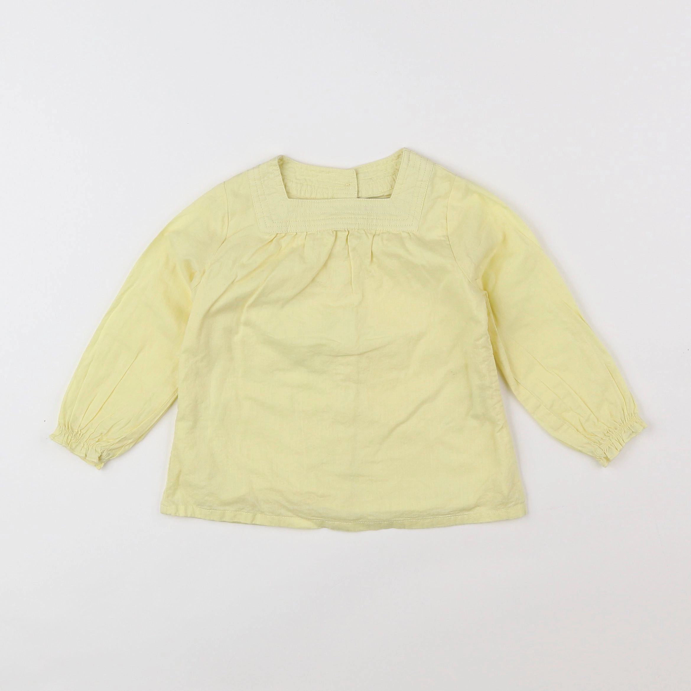 Tape à l'oeil - blouse jaune - 9 mois
