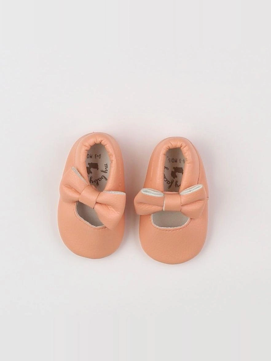 My Baby Factory - chaussons rose (état neuf) - 0/3 mois