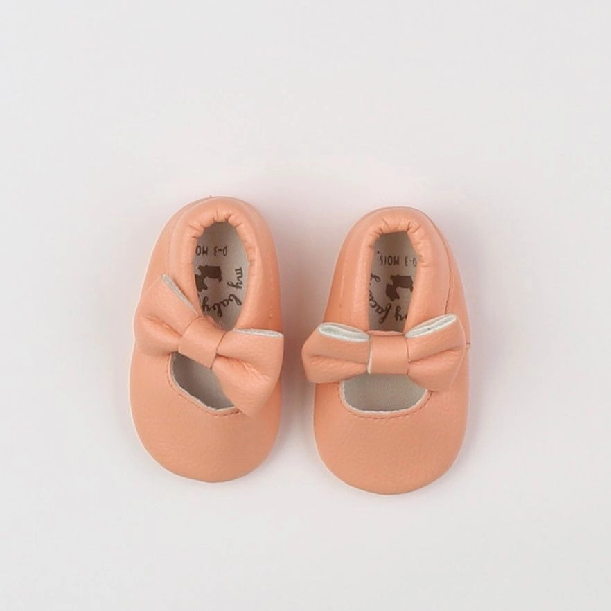 My Baby Factory - chaussons rose (état neuf) - 0/3 mois