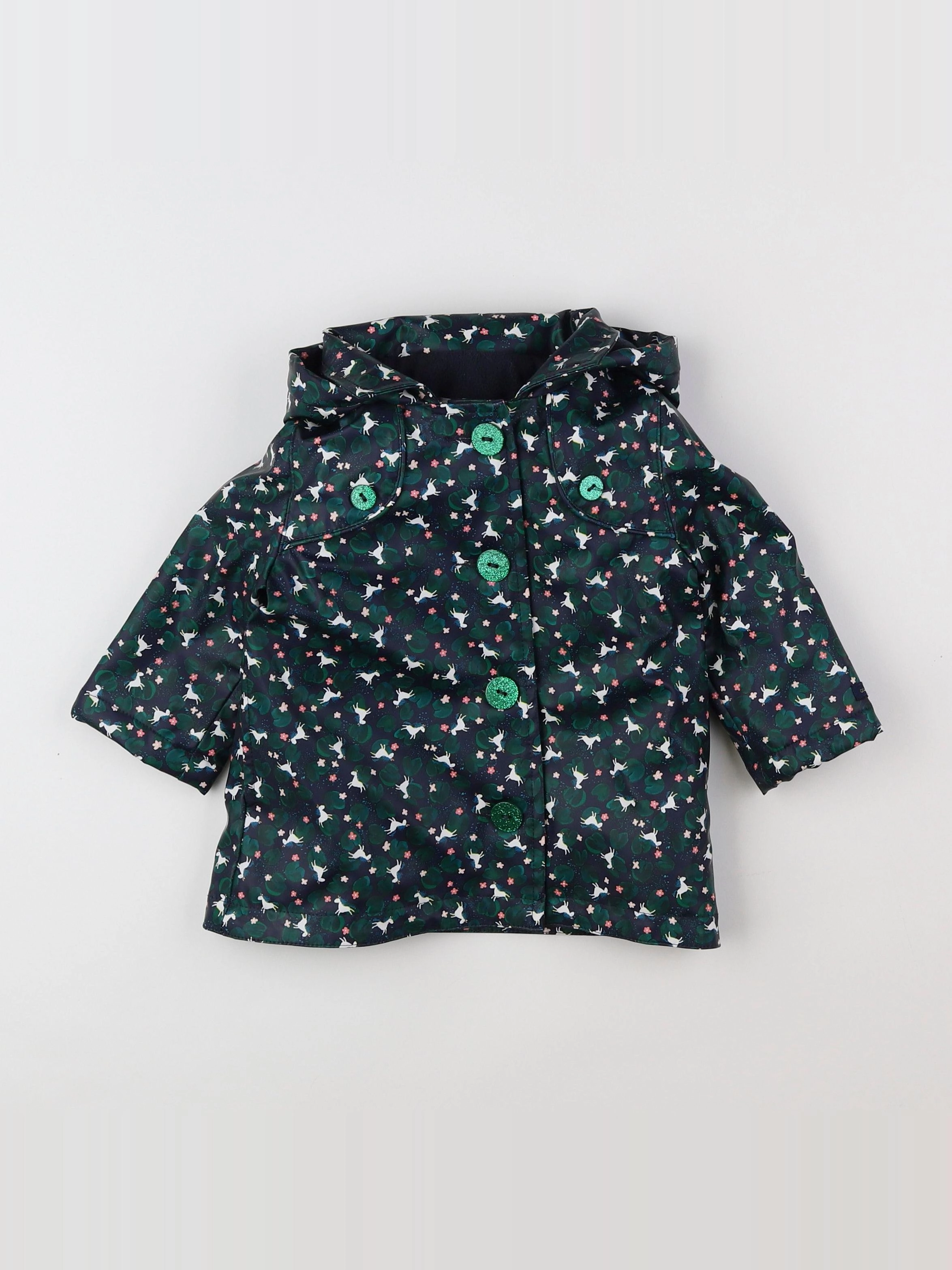 Catimini - imperméable multicolore - 9 mois