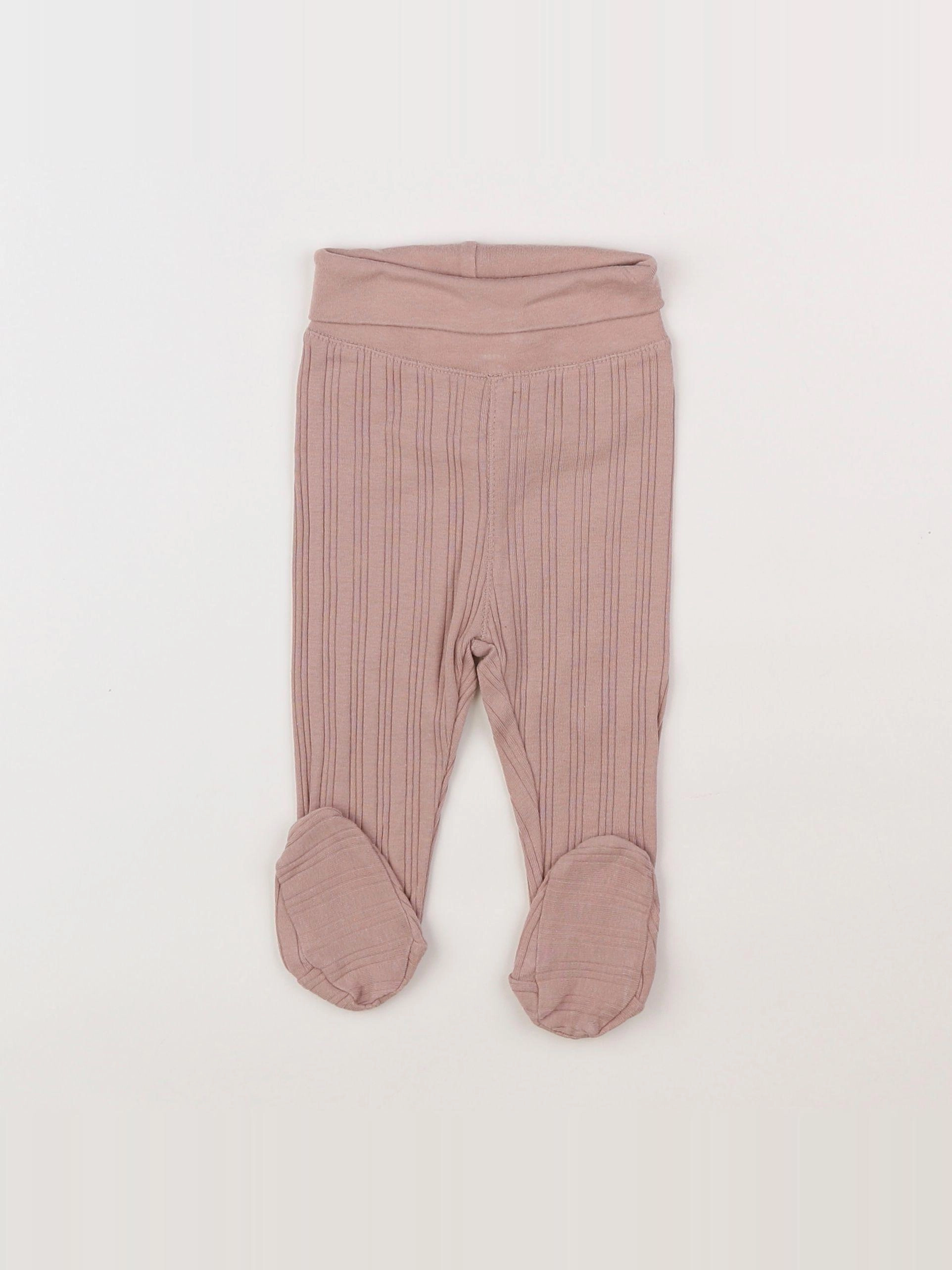 H&M - legging rose - 3 mois