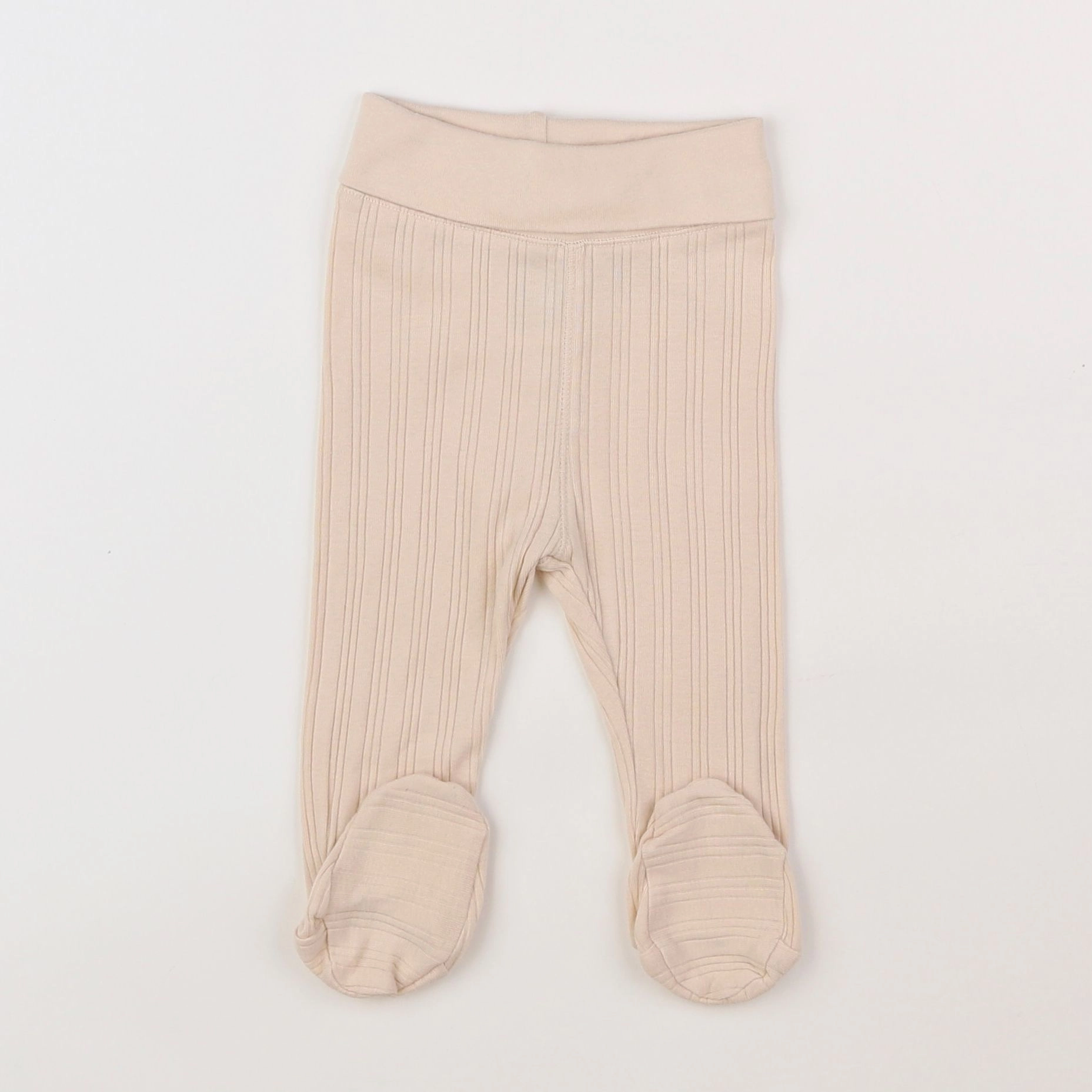 H&M - legging beige - 3 mois