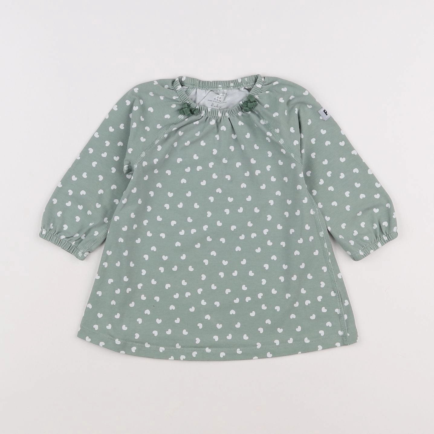 Polarn O. Pyret - robe vert - 3/6 mois