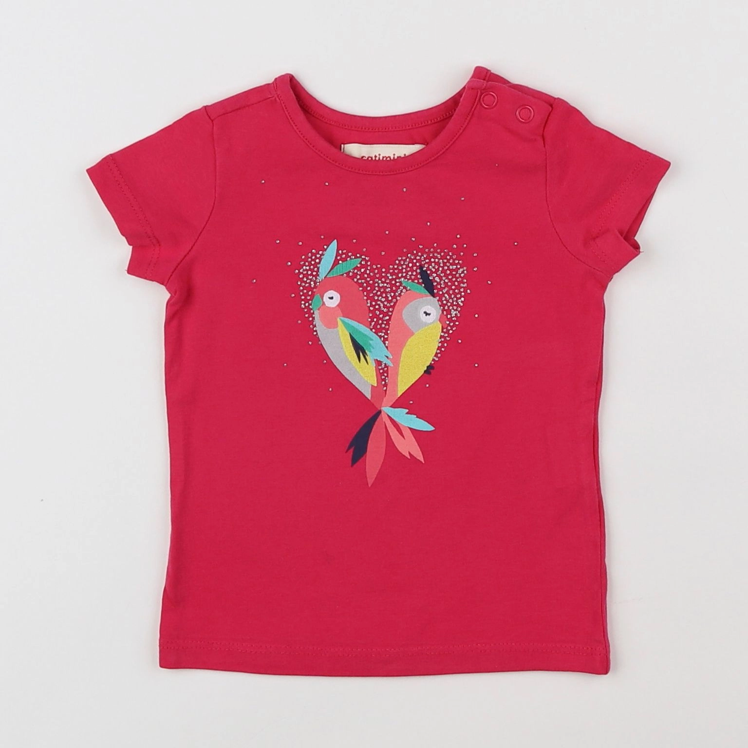 Catimini - tee-shirt rose - 9 mois