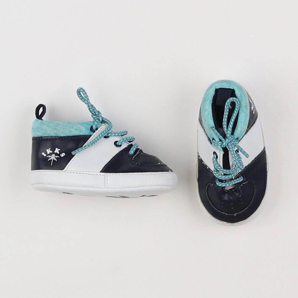 IKKS - chaussons bleu, blanc - pointure 19/20