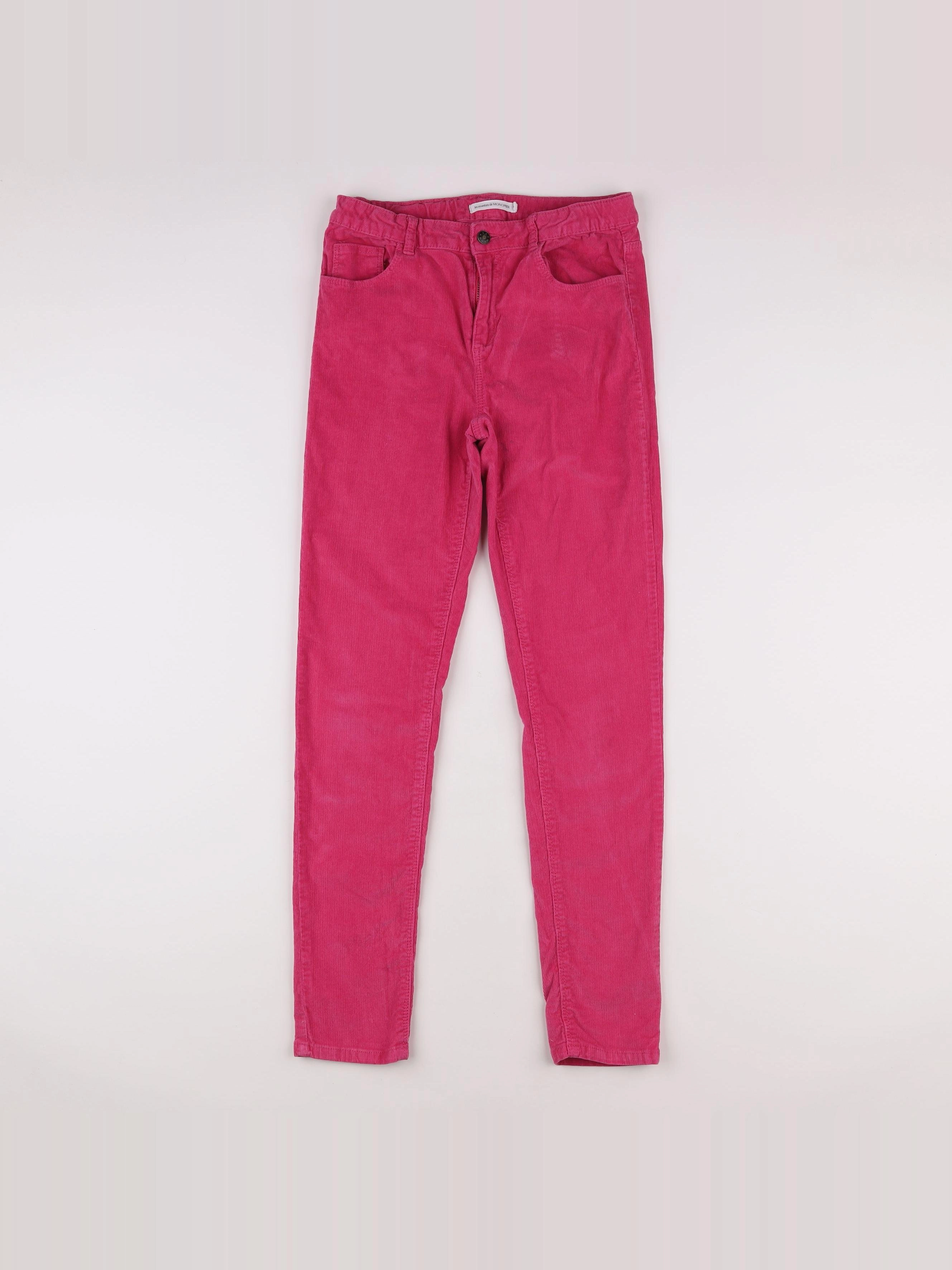 Monoprix - pantalon rose - 14 ans