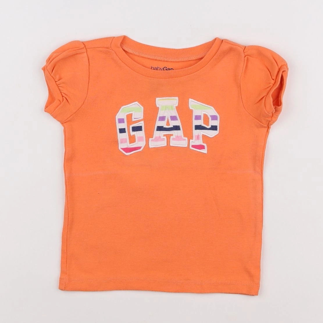 GAP - tee-shirt orange - 12/18 mois