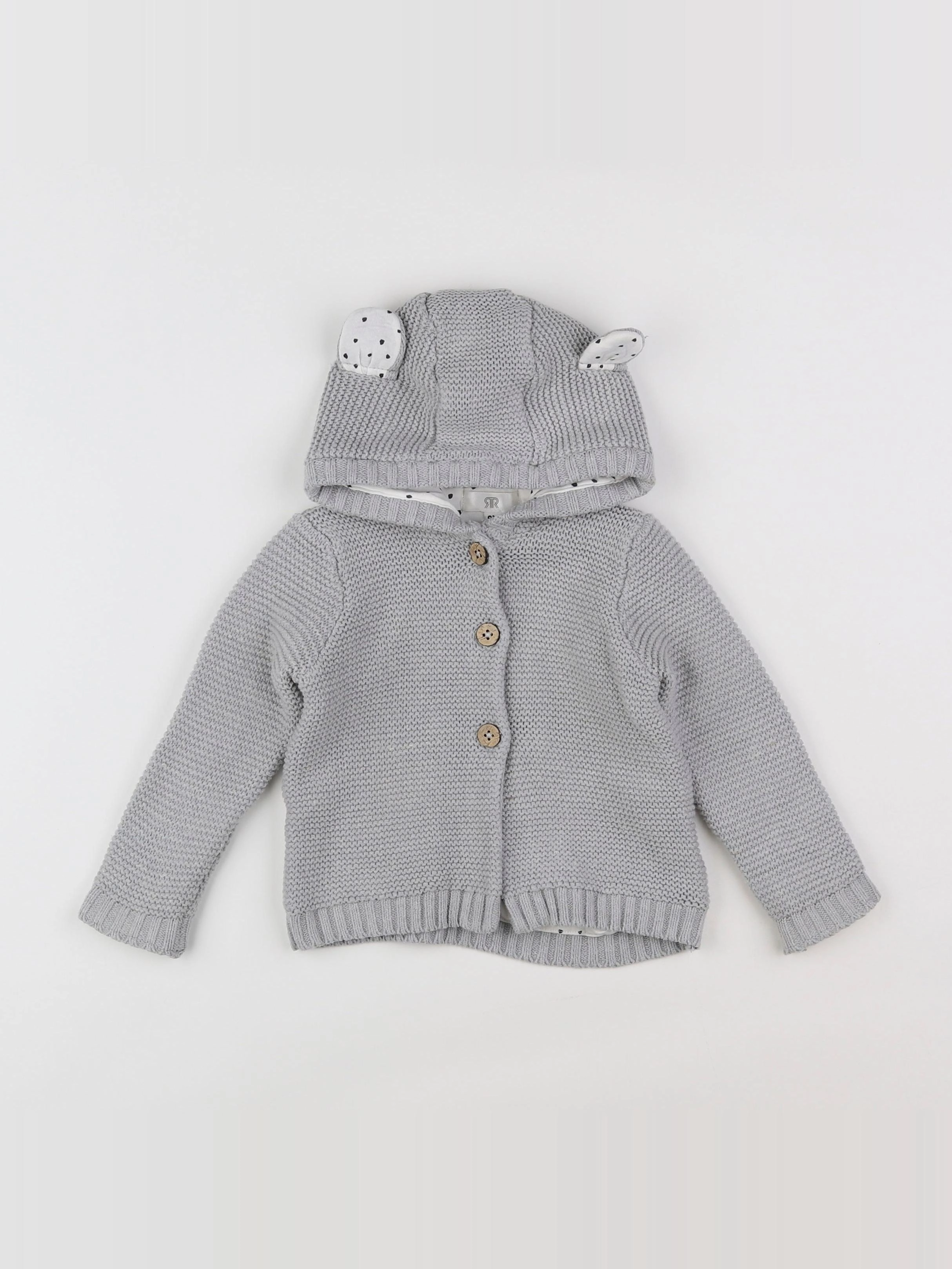La Redoute - veste gris - 9 mois
