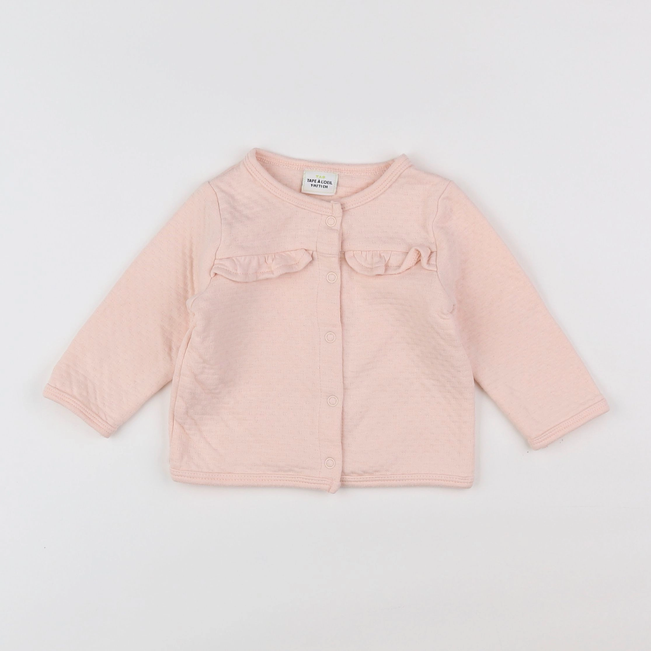Tape à l'oeil - gilet rose - 9 mois