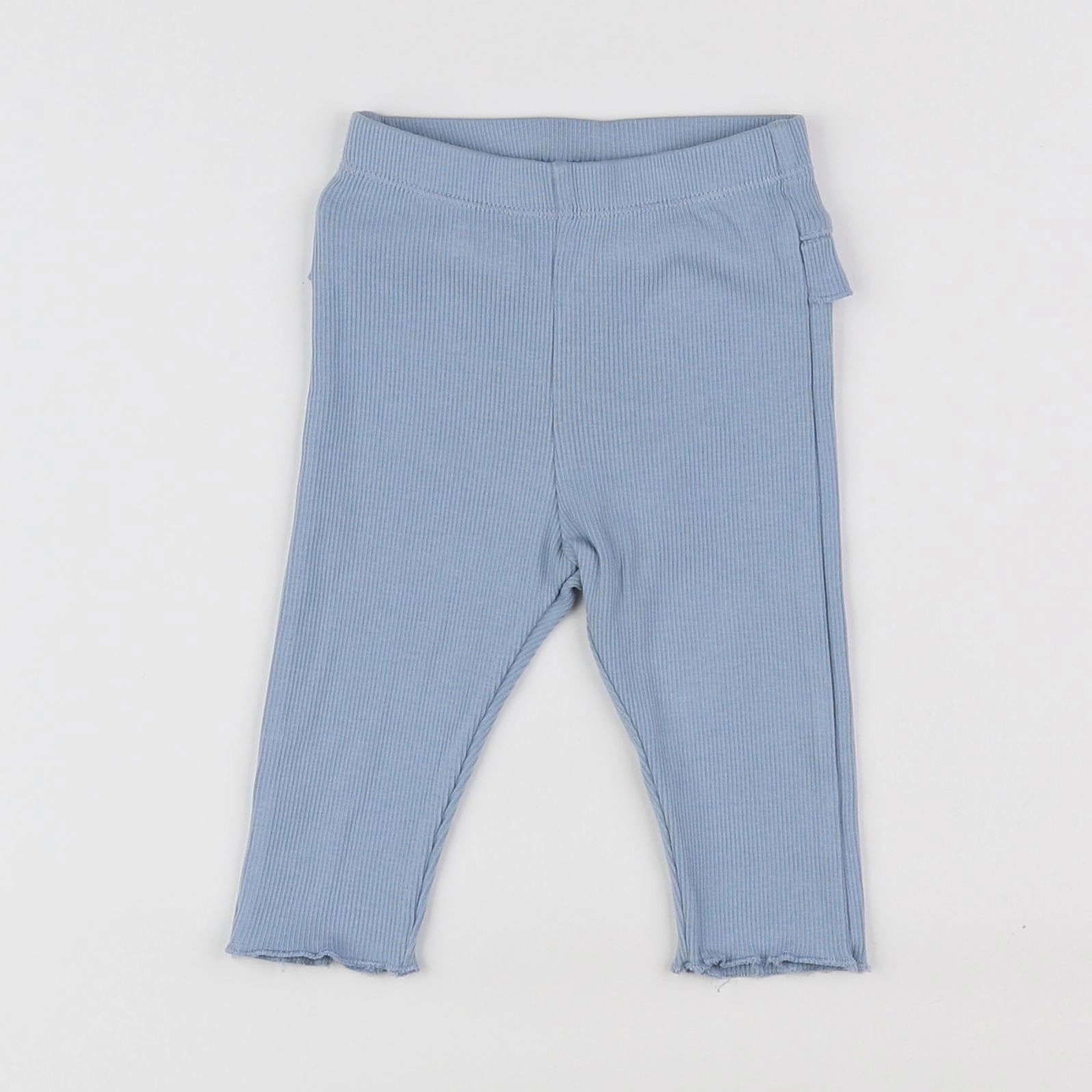 H&M - legging volants au dos bleu - 3 mois