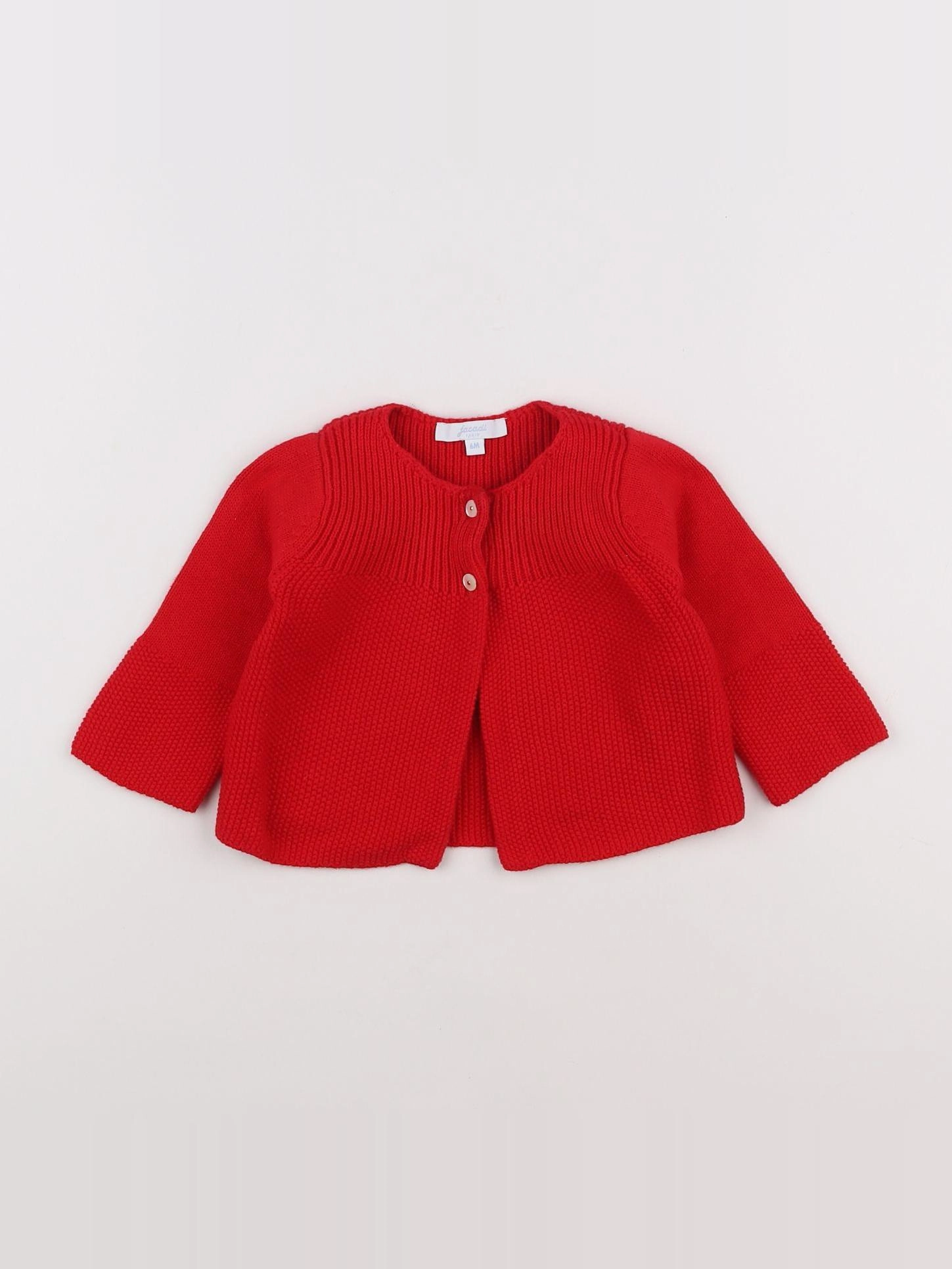 Zara - gilet rouge - 6 mois