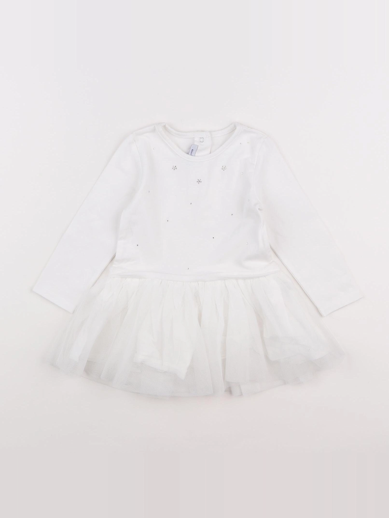Absorba - robe blanc - 9 mois