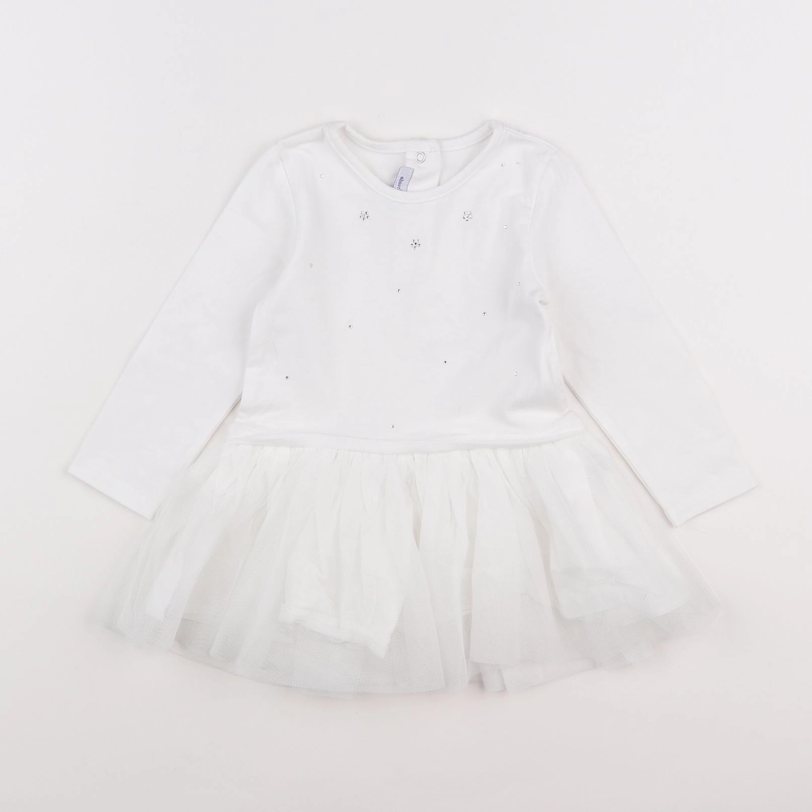 Absorba - robe blanc - 9 mois