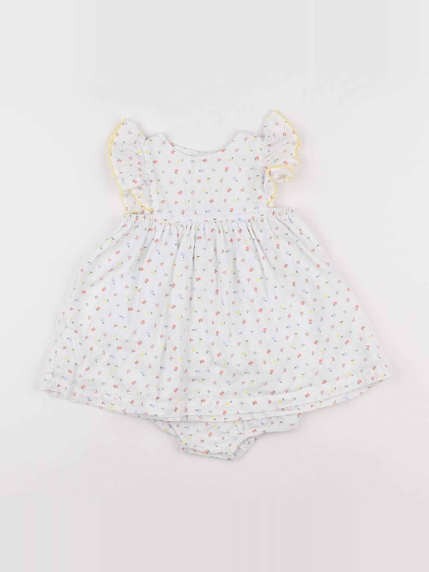 Boutchou - robe blanc - 3 mois