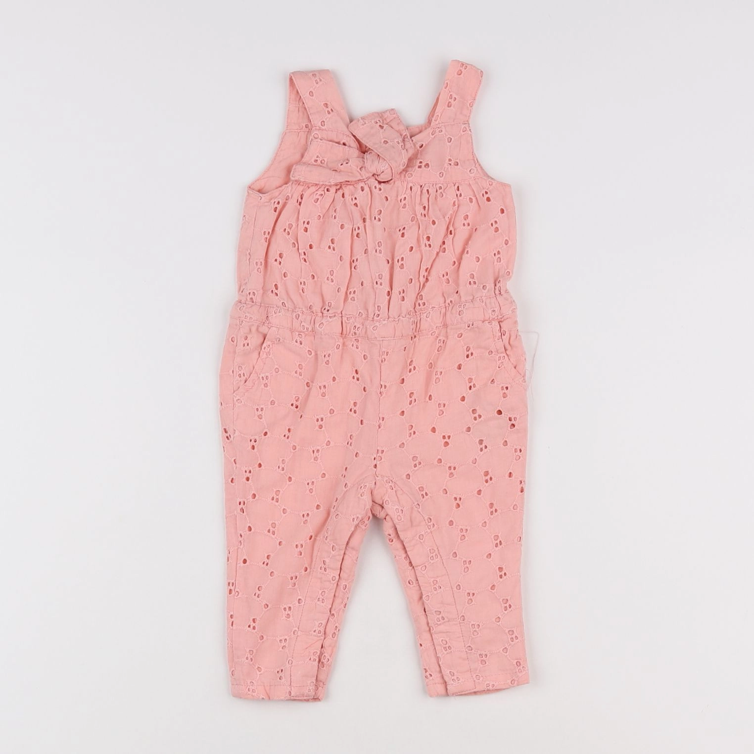 Vertbaudet - combinaison rose - 6 mois