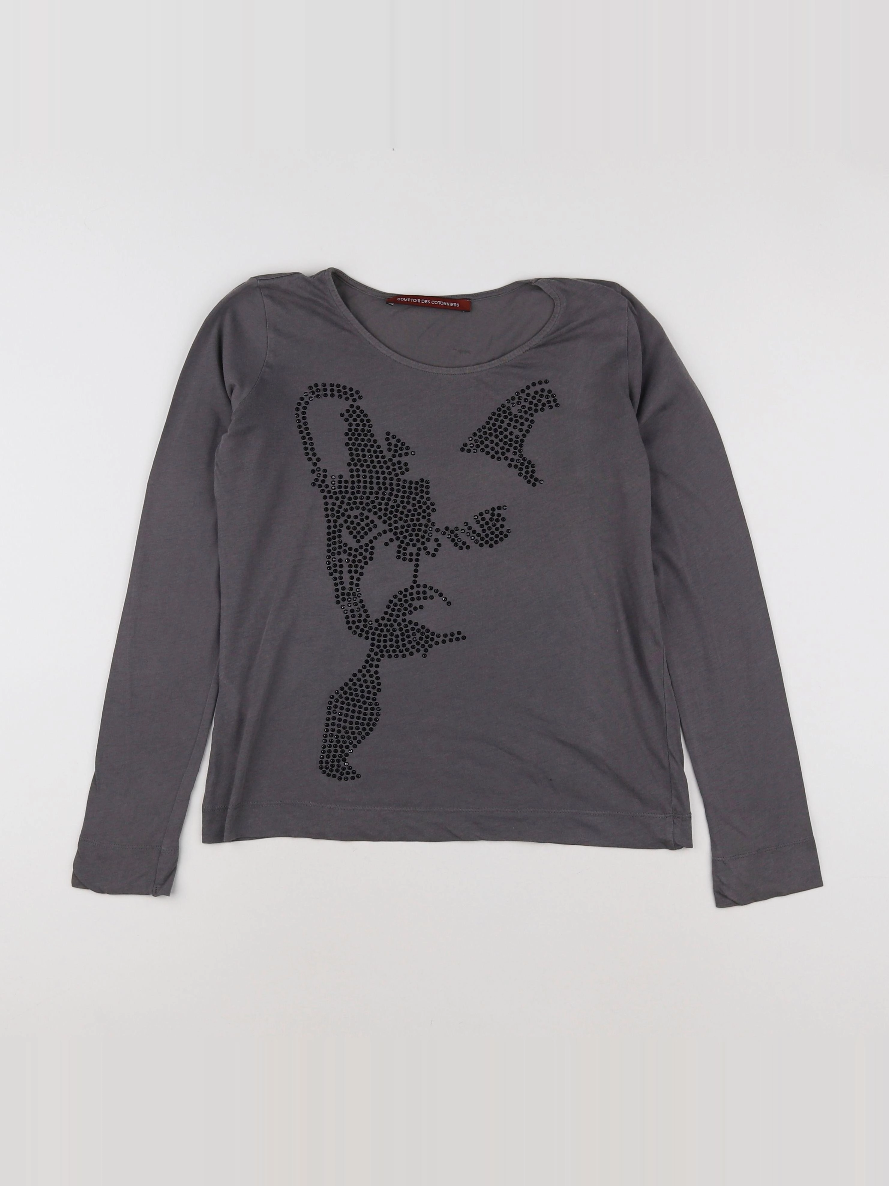 Comptoir des cotonniers - tee-shirt gris - 12 ans