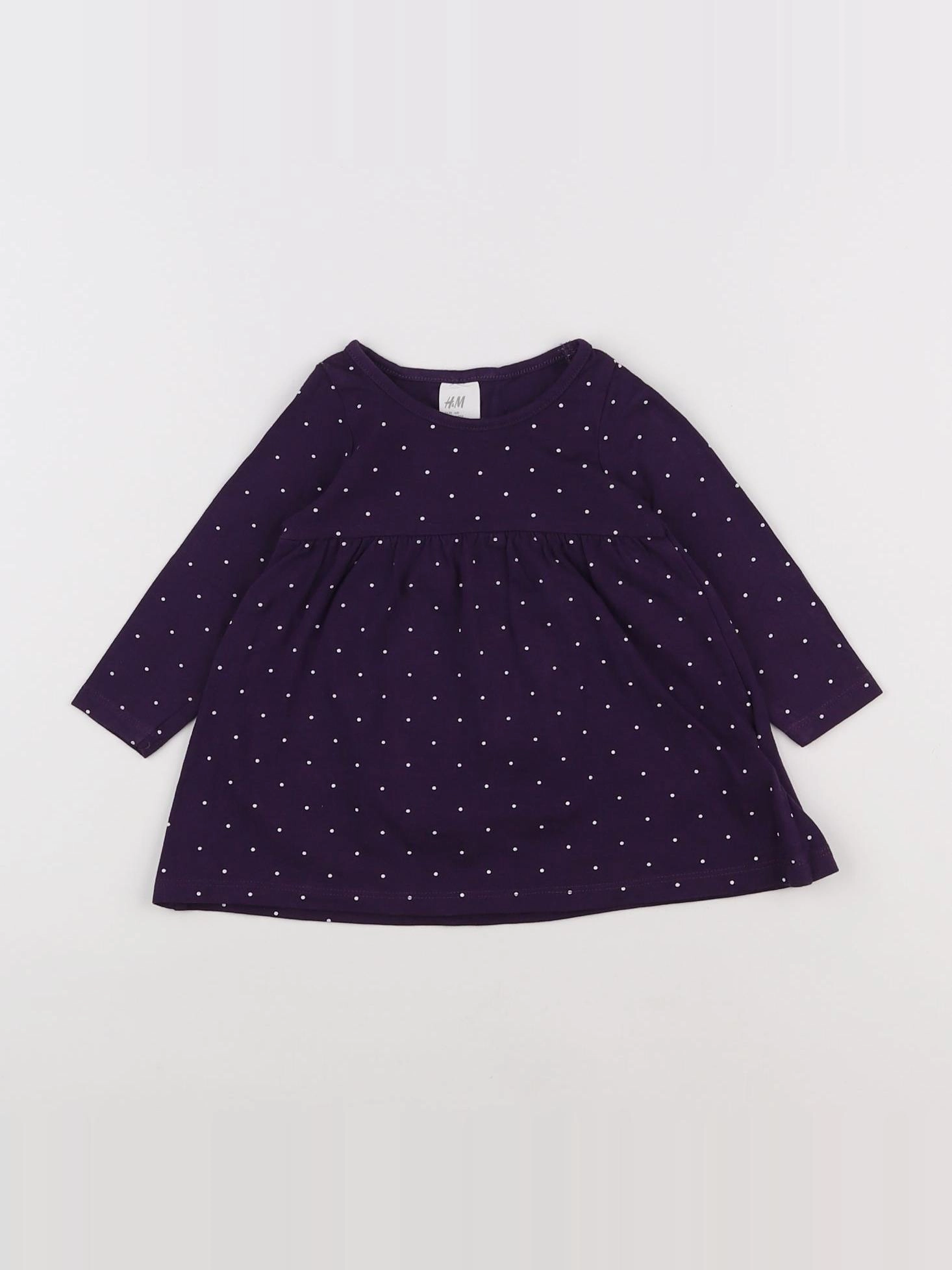 H&M - robe violet - 3/6 mois