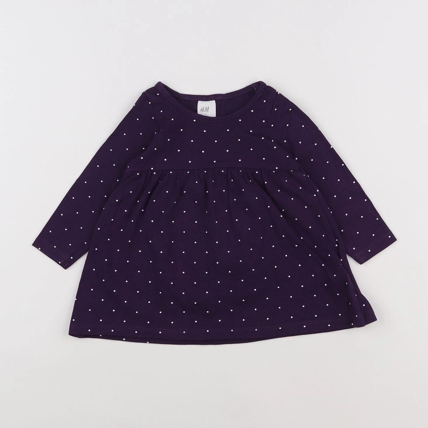 H&M - robe violet - 3/6 mois