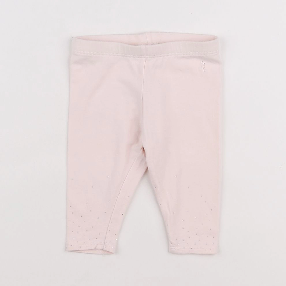 Carrément Beau - legging rose - 6 mois