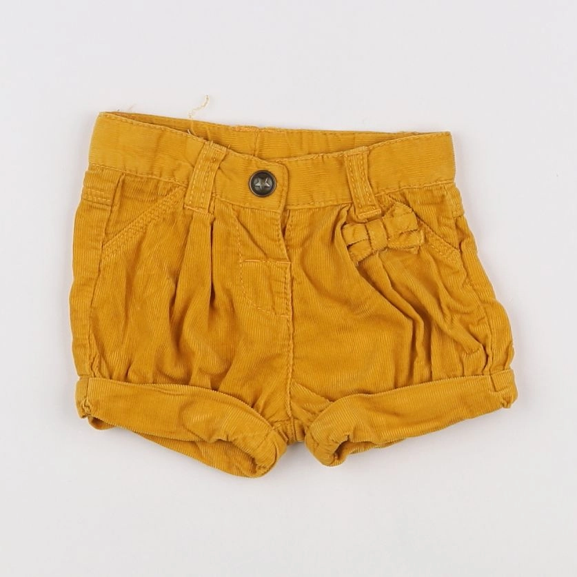 Tape à l'oeil - short jaune - 3 mois