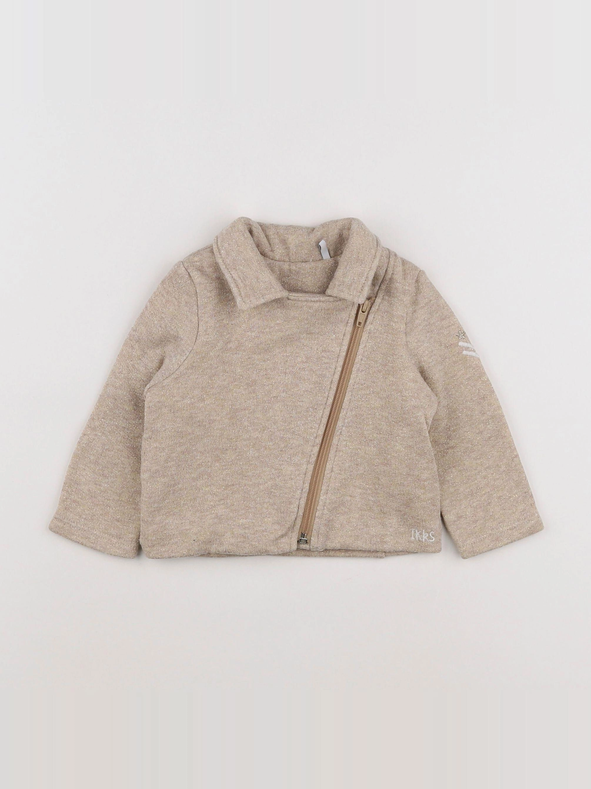 IKKS - veste beige - 12 mois