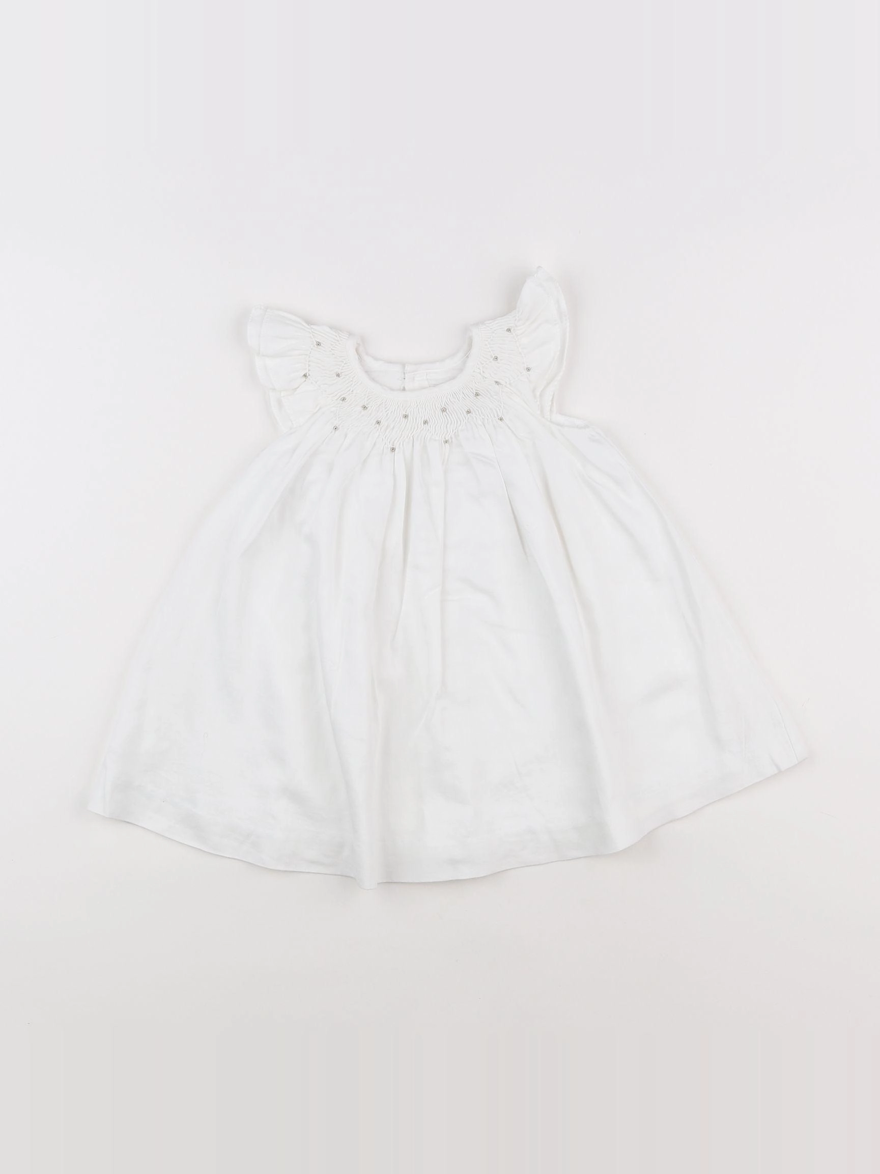 Jacadi - robe blanc - 12 mois