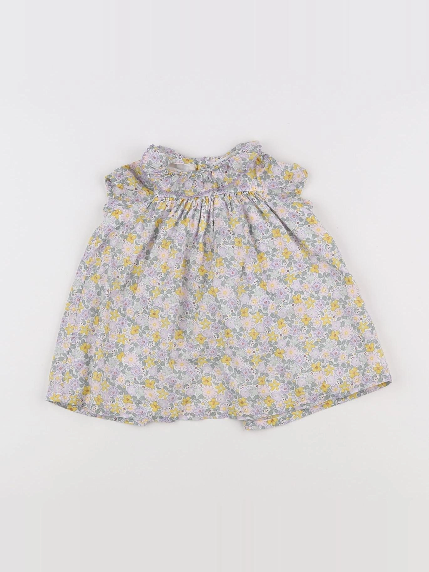 Boutchou - robe jaune, vert - 1 mois