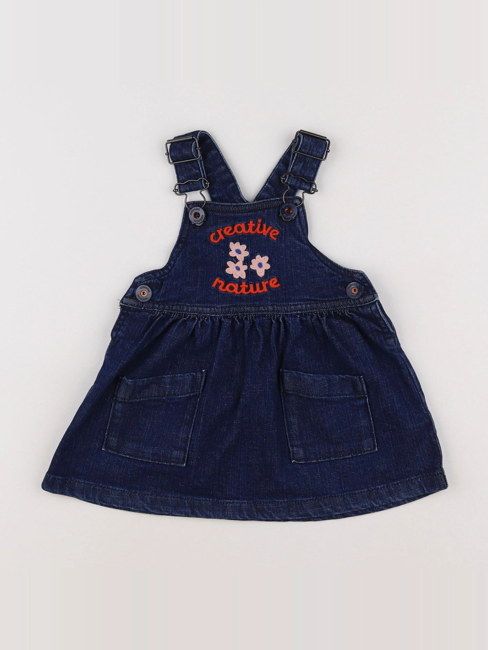 Catimini - robe bleu - 6 mois