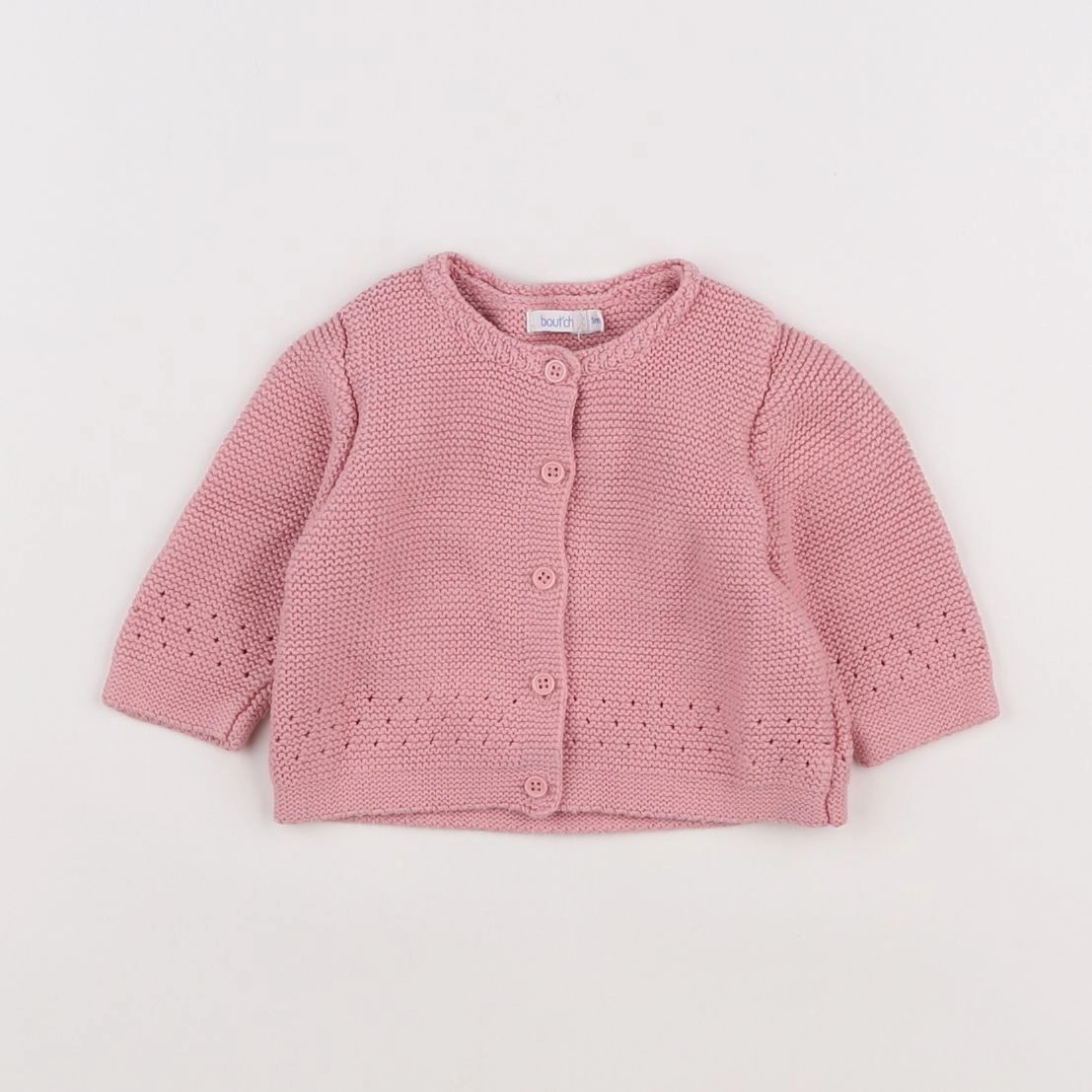 Boutchou - gilet rose - 3 mois