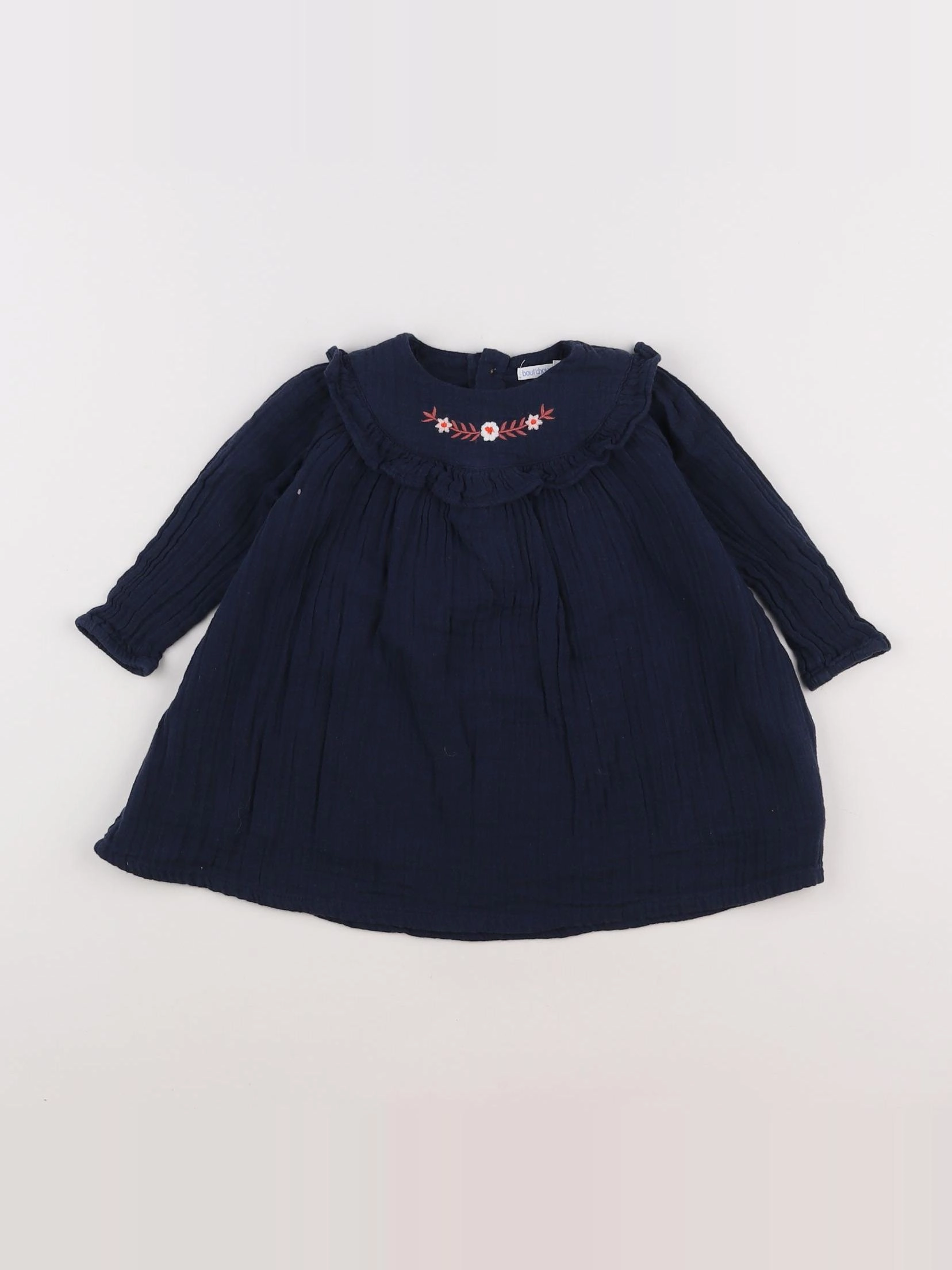 Boutchou - robe bleu - 9 mois