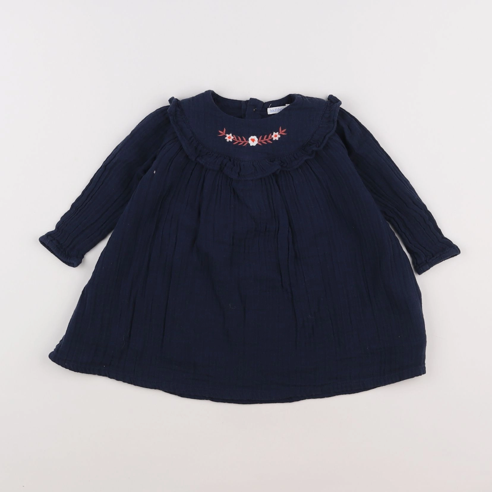Boutchou - robe bleu - 9 mois