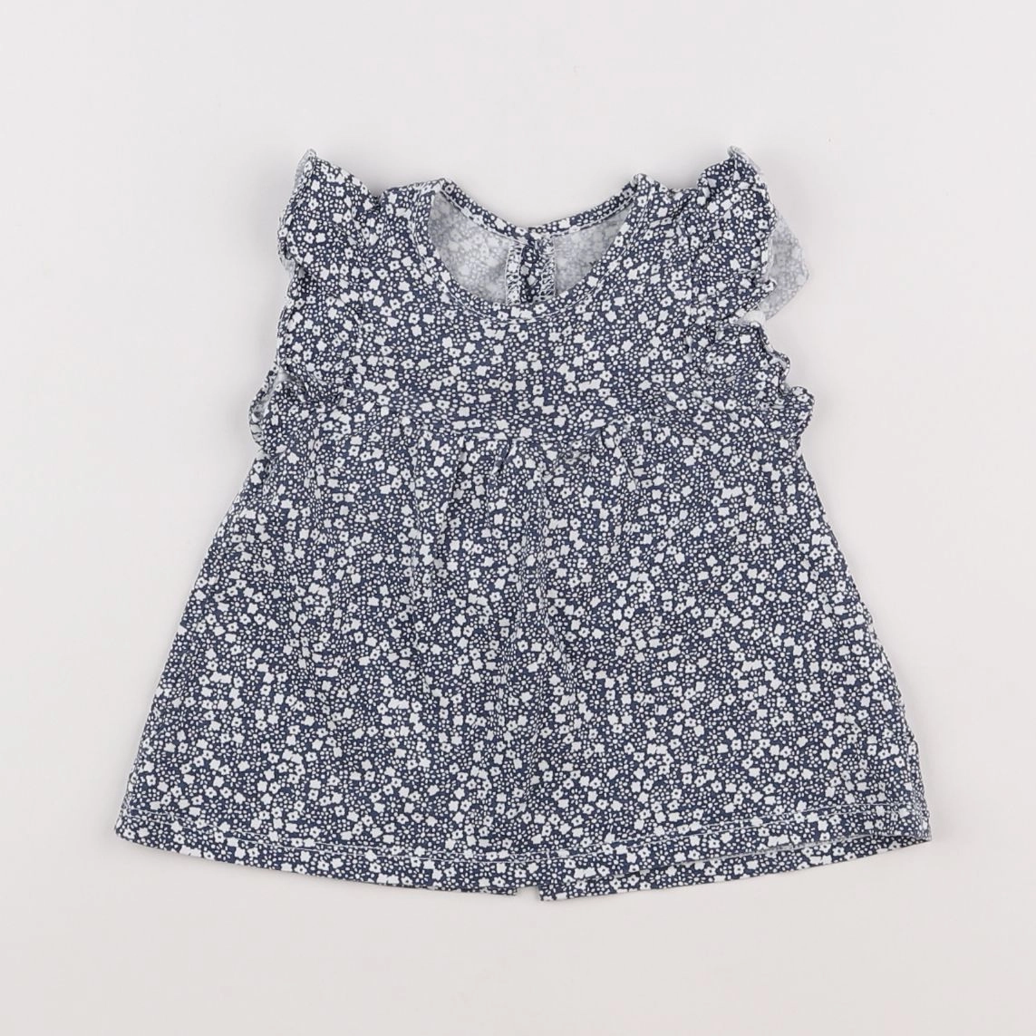 Vertbaudet - robe bleu - 9 mois