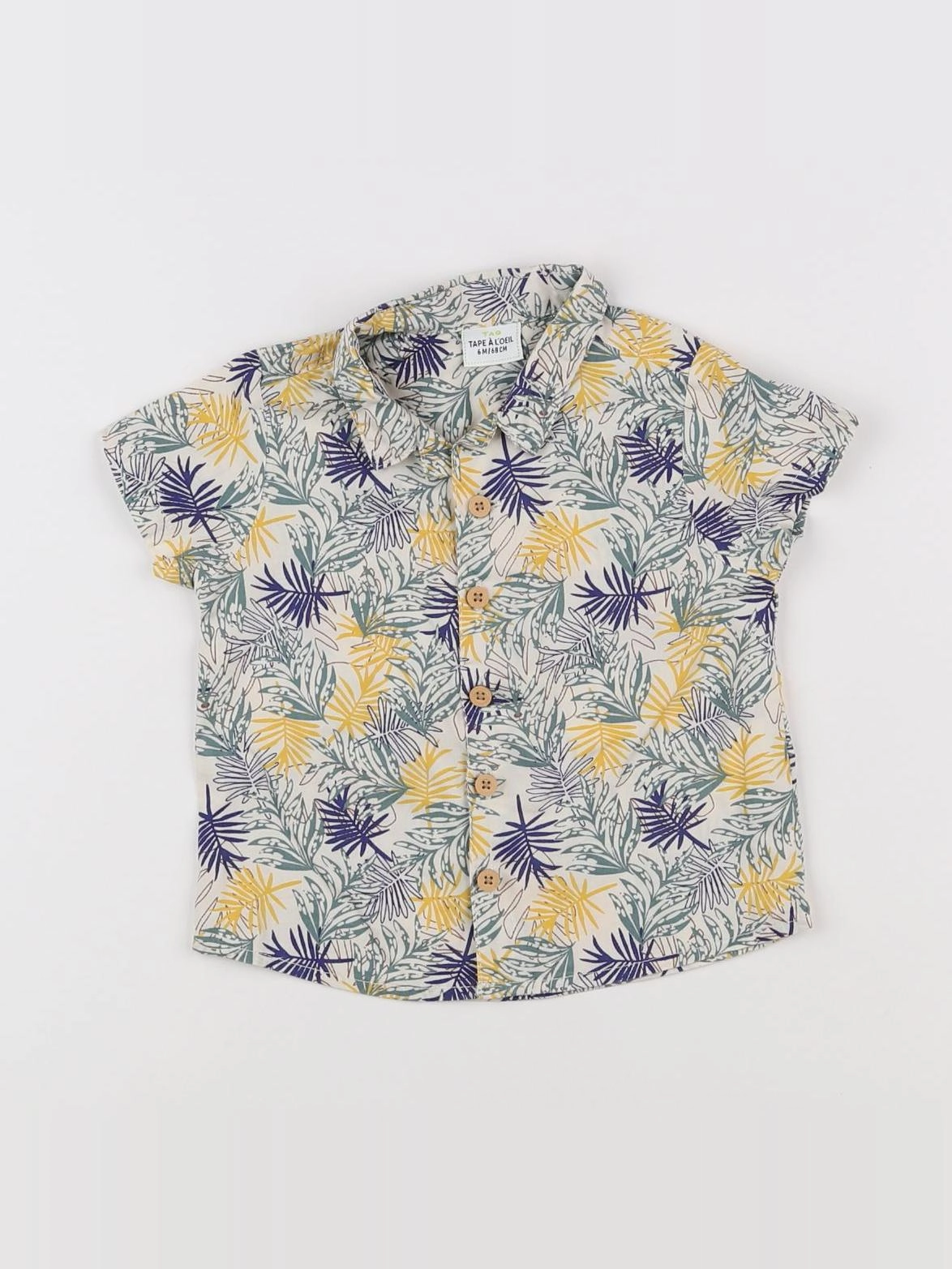 Tape à l'oeil - chemise multicolore - 6 mois