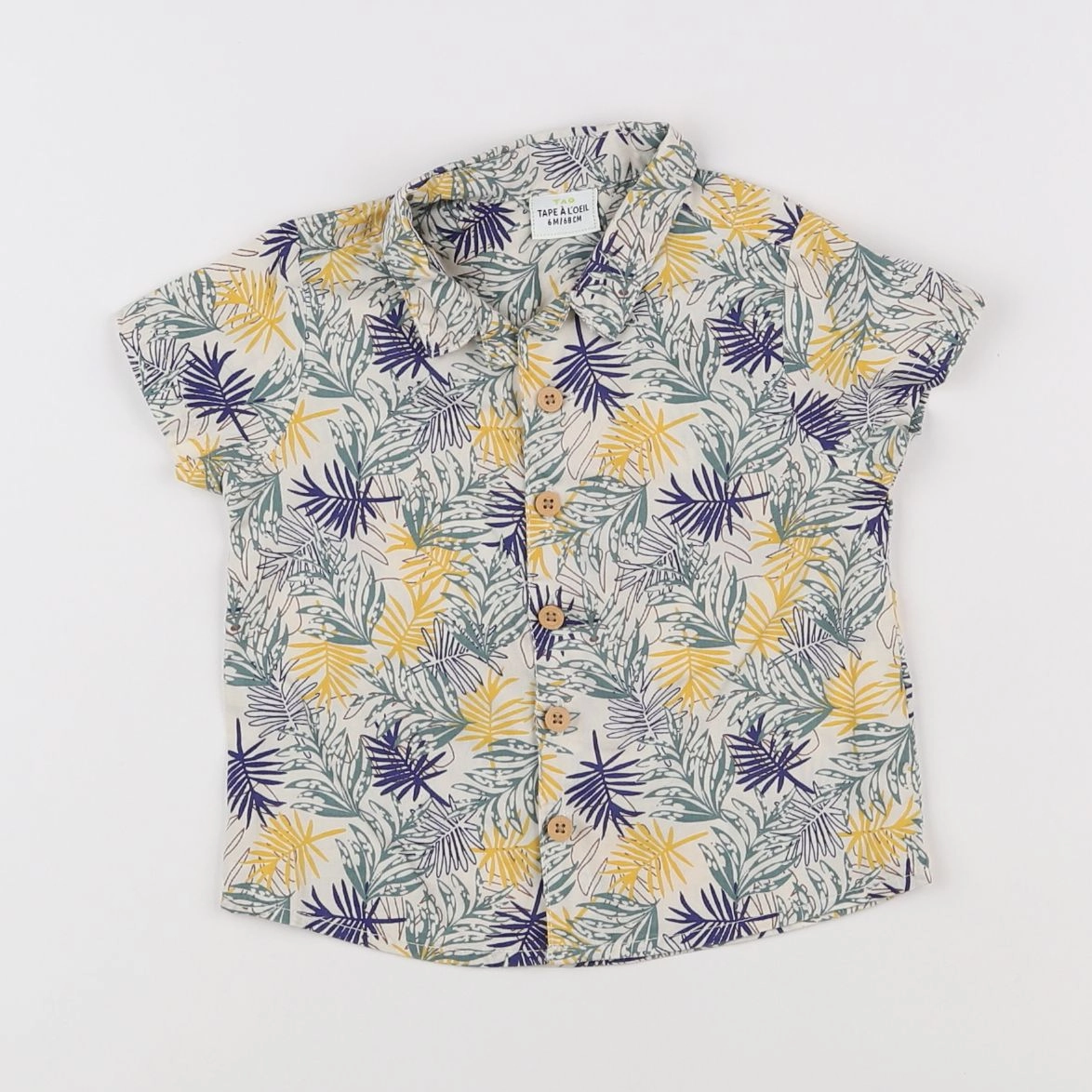 Tape à l'oeil - chemise multicolore - 6 mois