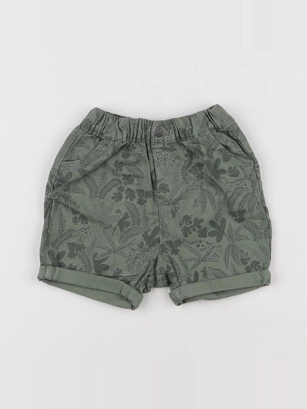 Tape à l'oeil - short vert - 6 mois