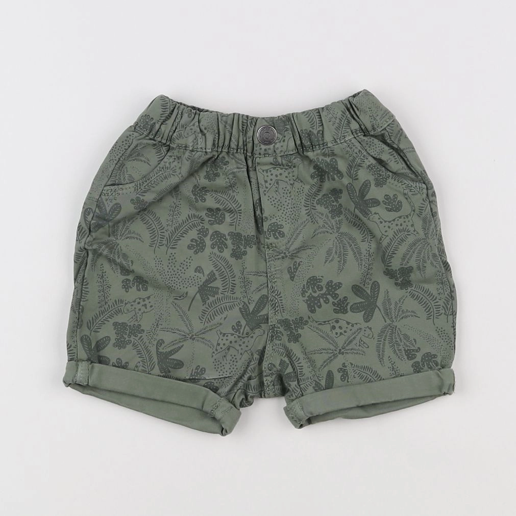 Tape à l'oeil - short vert - 6 mois