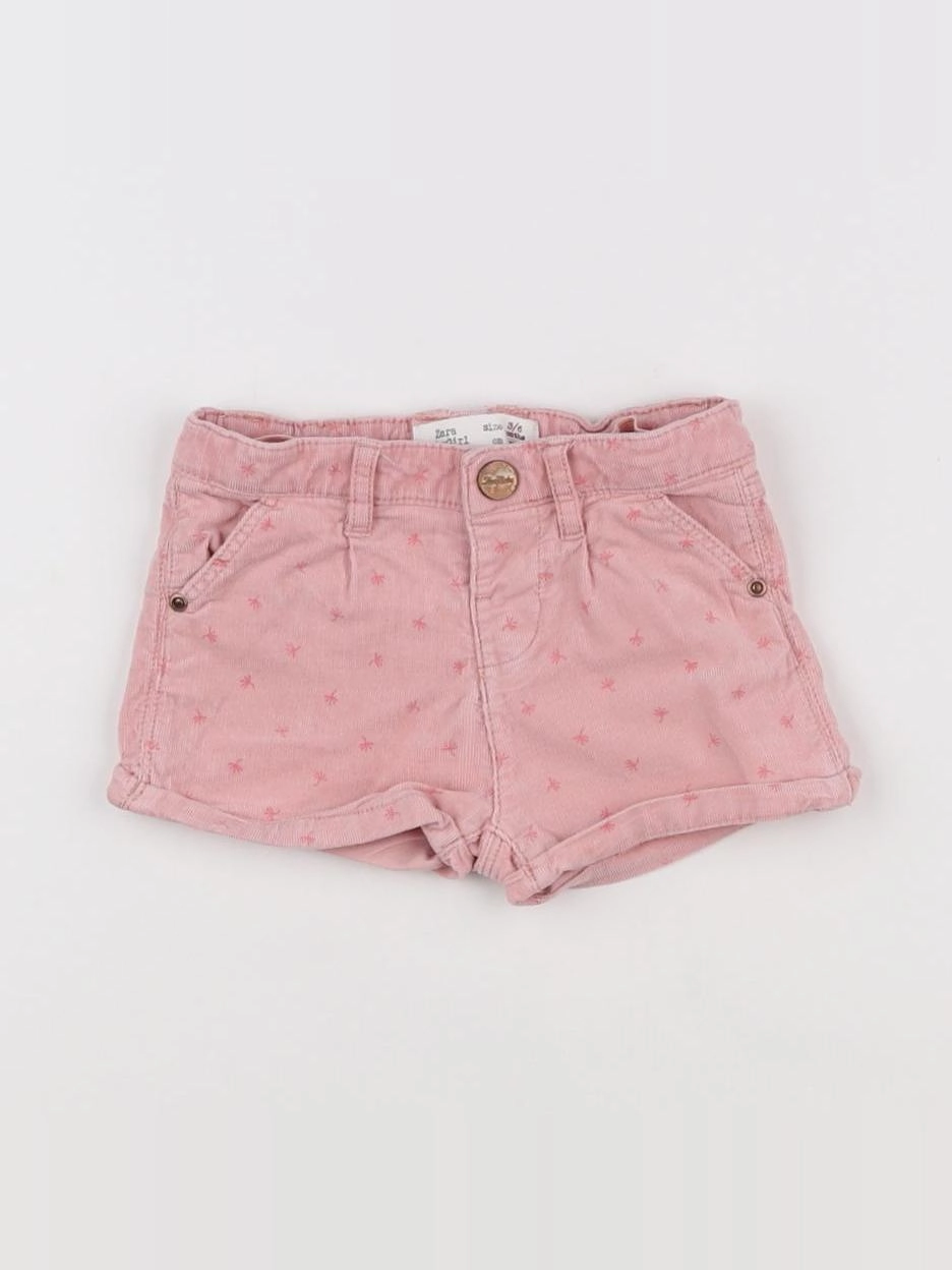 Zara - short rose - 3/6 mois
